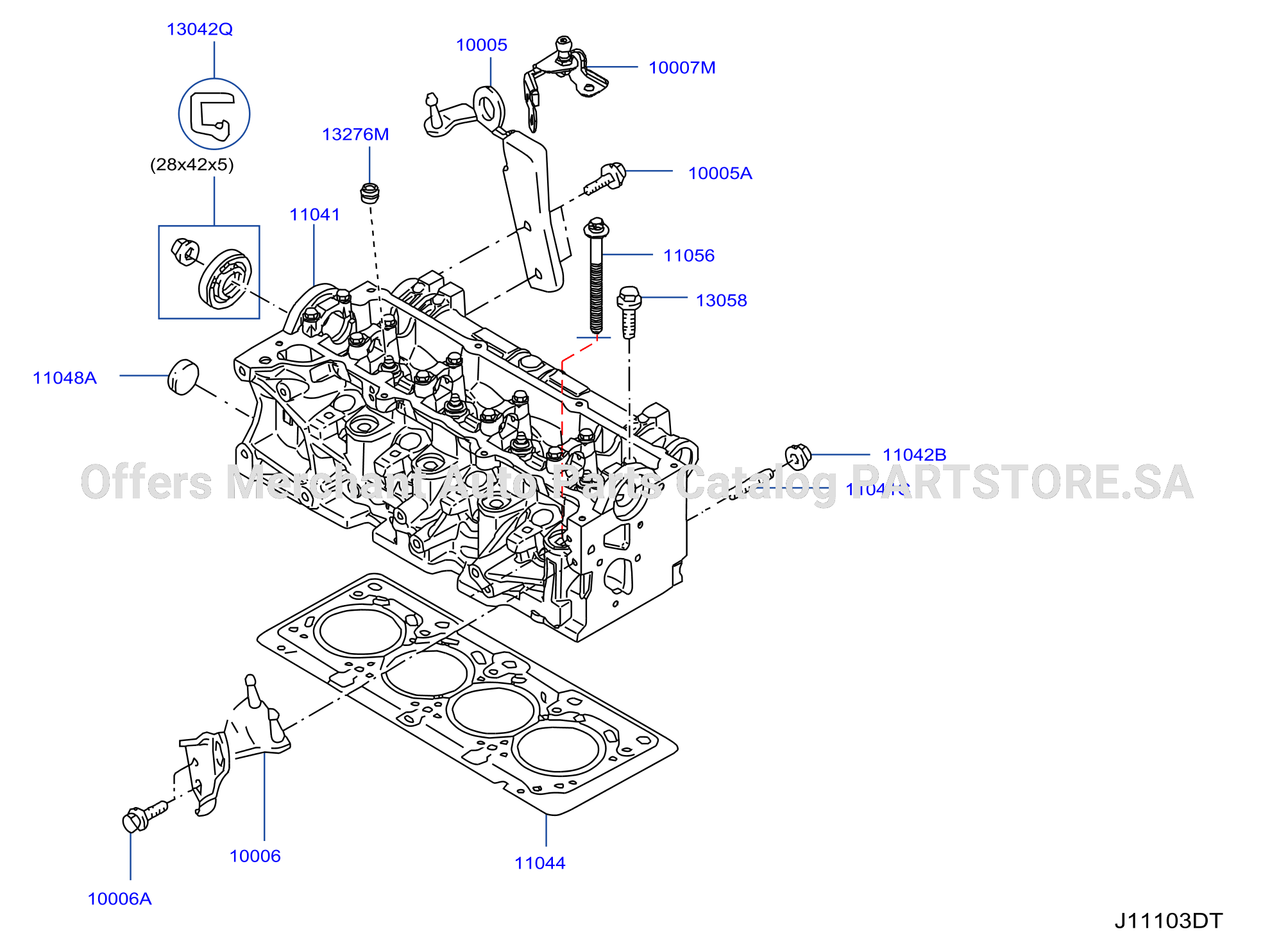 Cylinder Head Rocker Cover Assembly