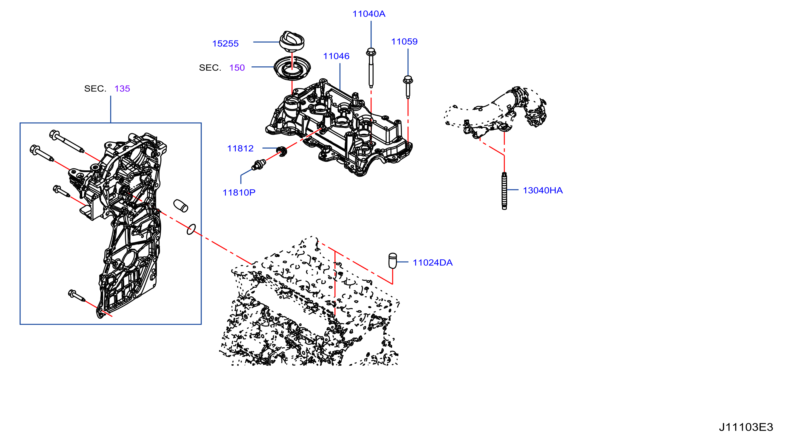 Cylinder Head Rocker Cover Assembly