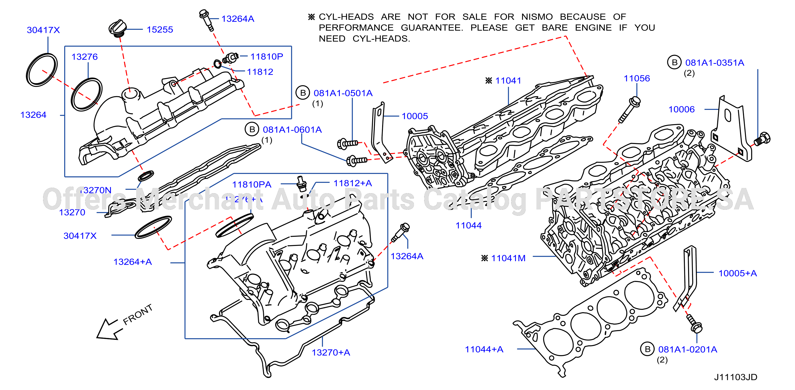 Cylinder Head Rocker Cover Assembly