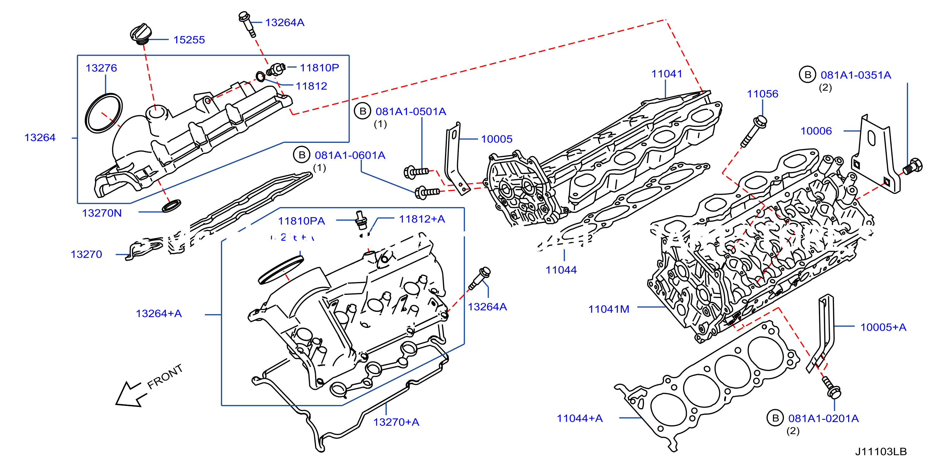 Cylinder Head Rocker Cover Assembly