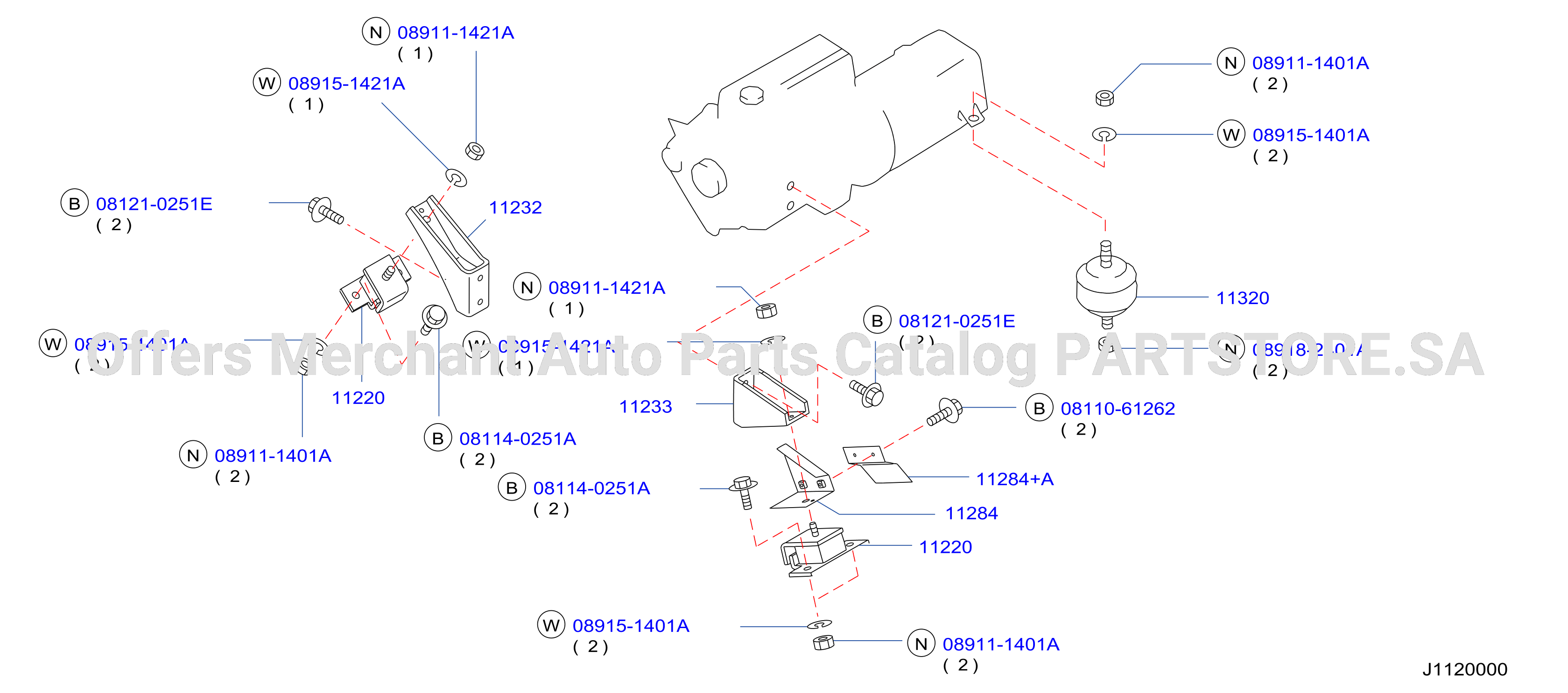Engine Transmission Mounting Mt