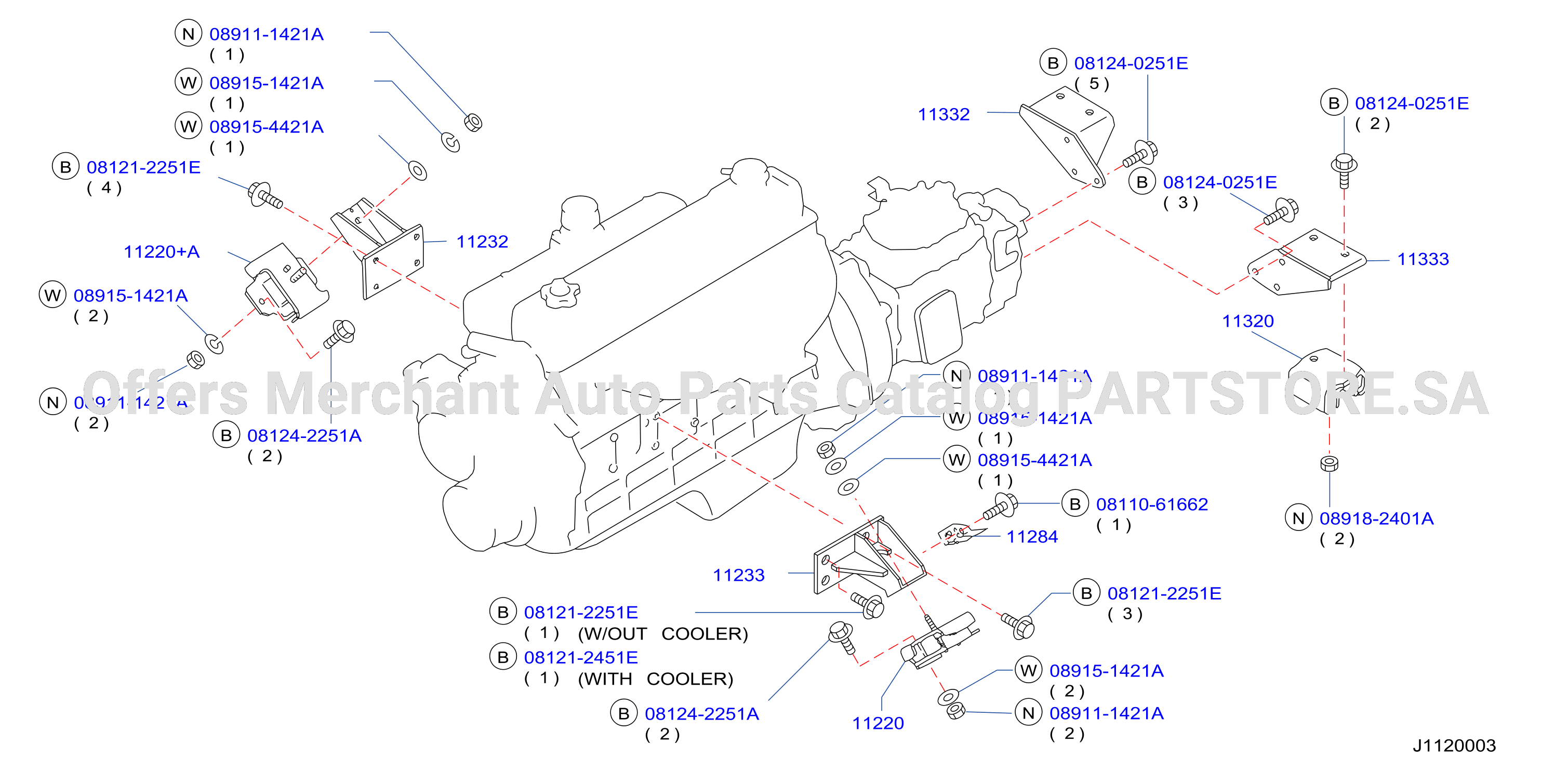 Engine Transmission Mounting Mt
