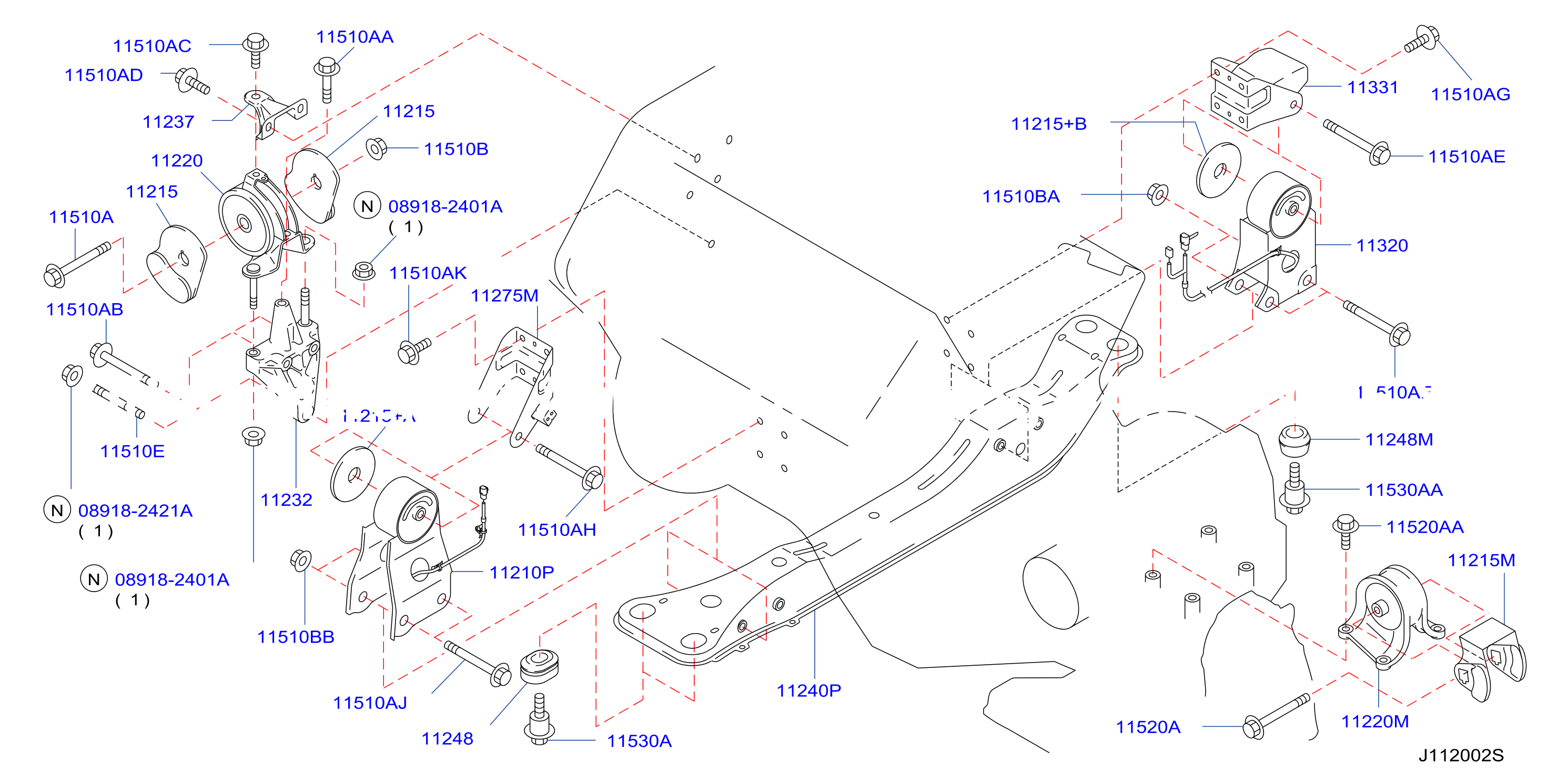 Engine Transmission Mounting