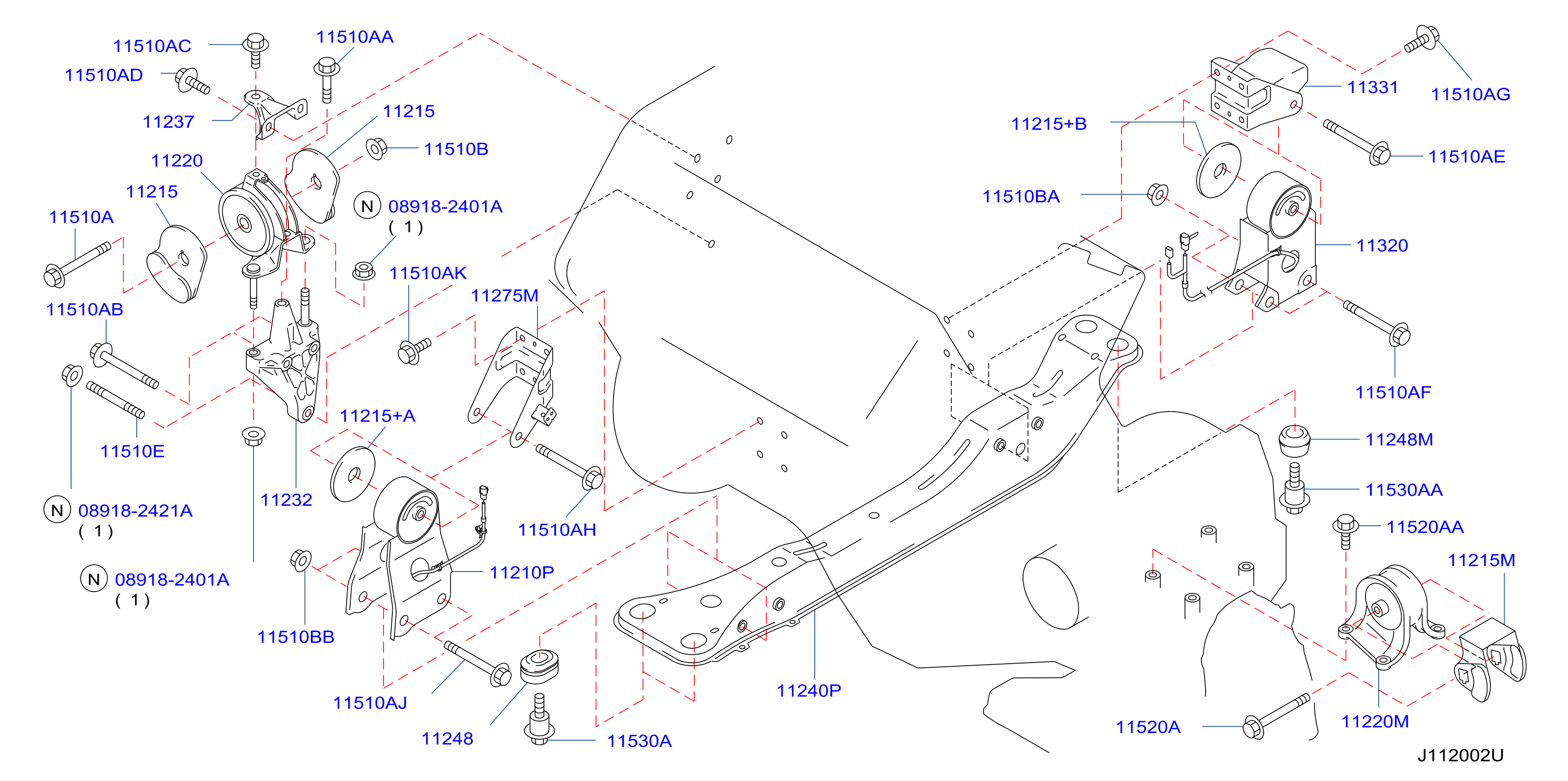 Engine Transmission Mounting