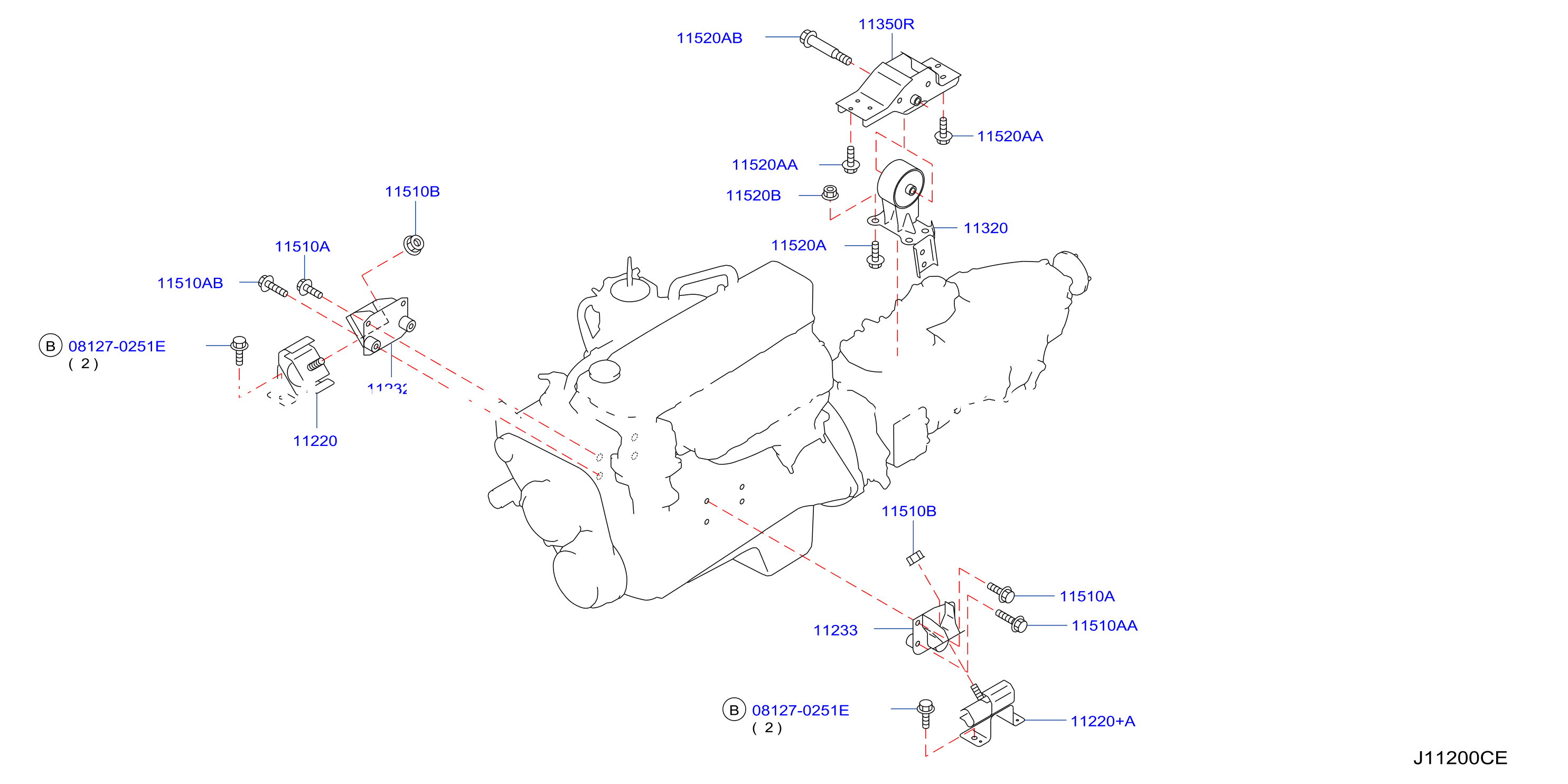 Engine Transmission Mounting