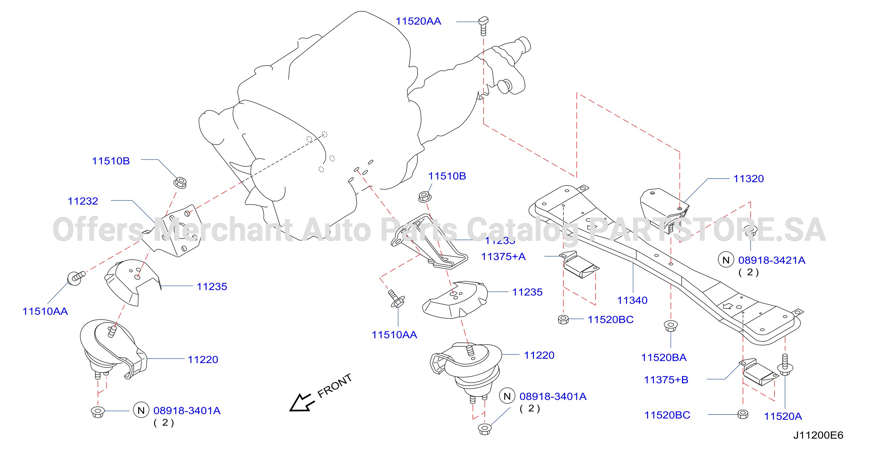 Engine Transmission Mounting