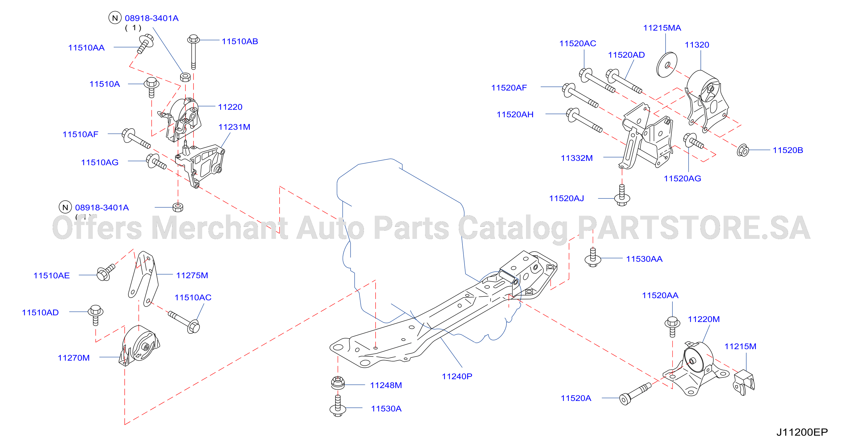 Engine Transmission Mounting