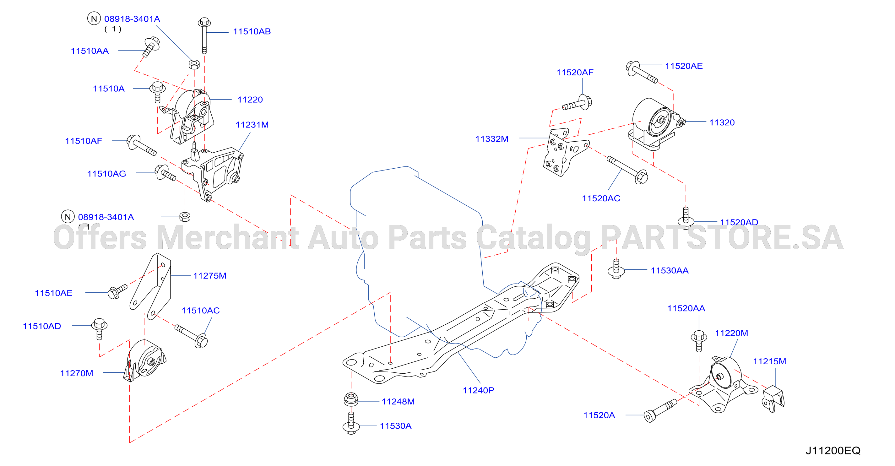 Engine Transmission Mounting