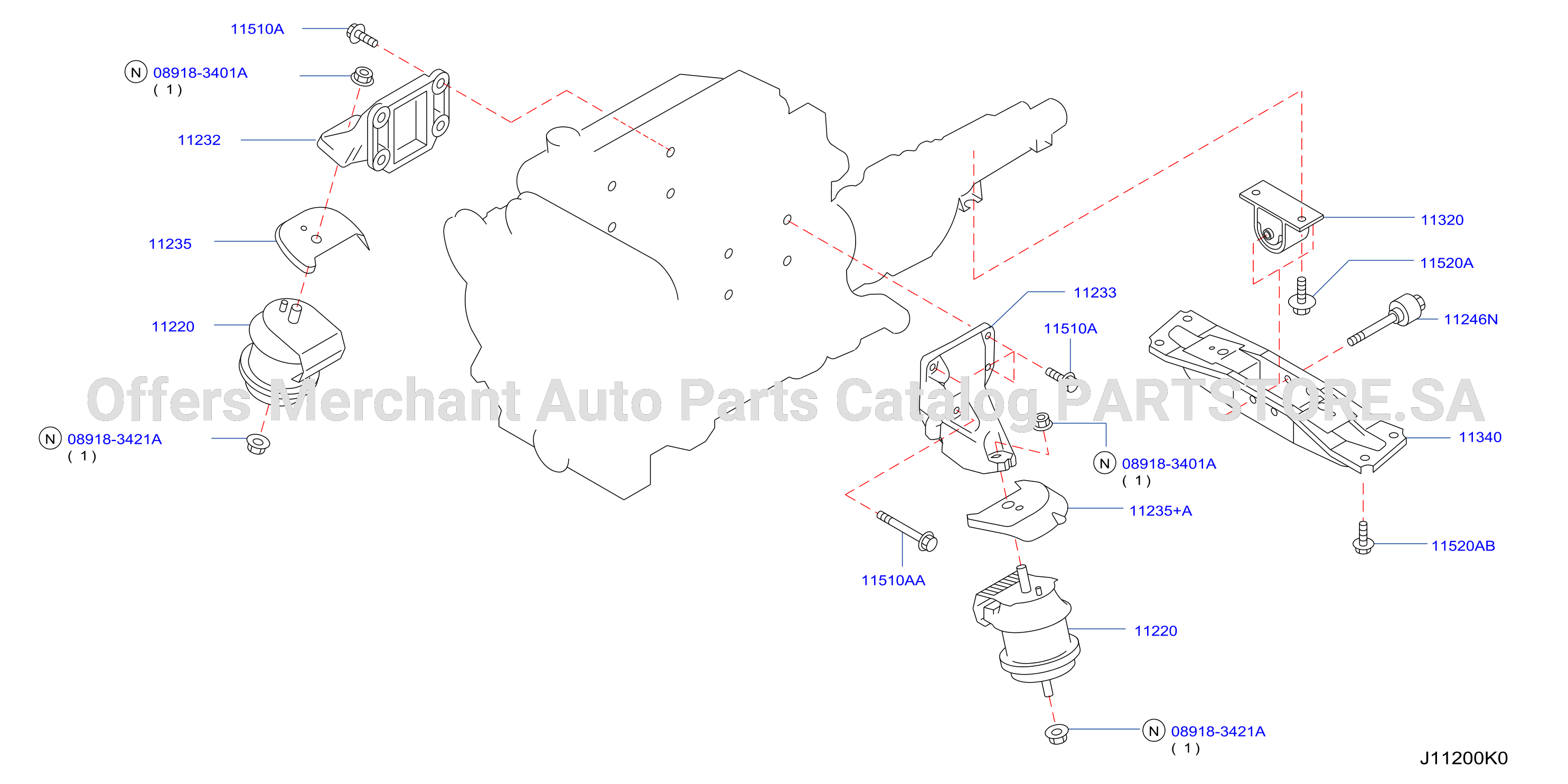Engine Transmission Mounting