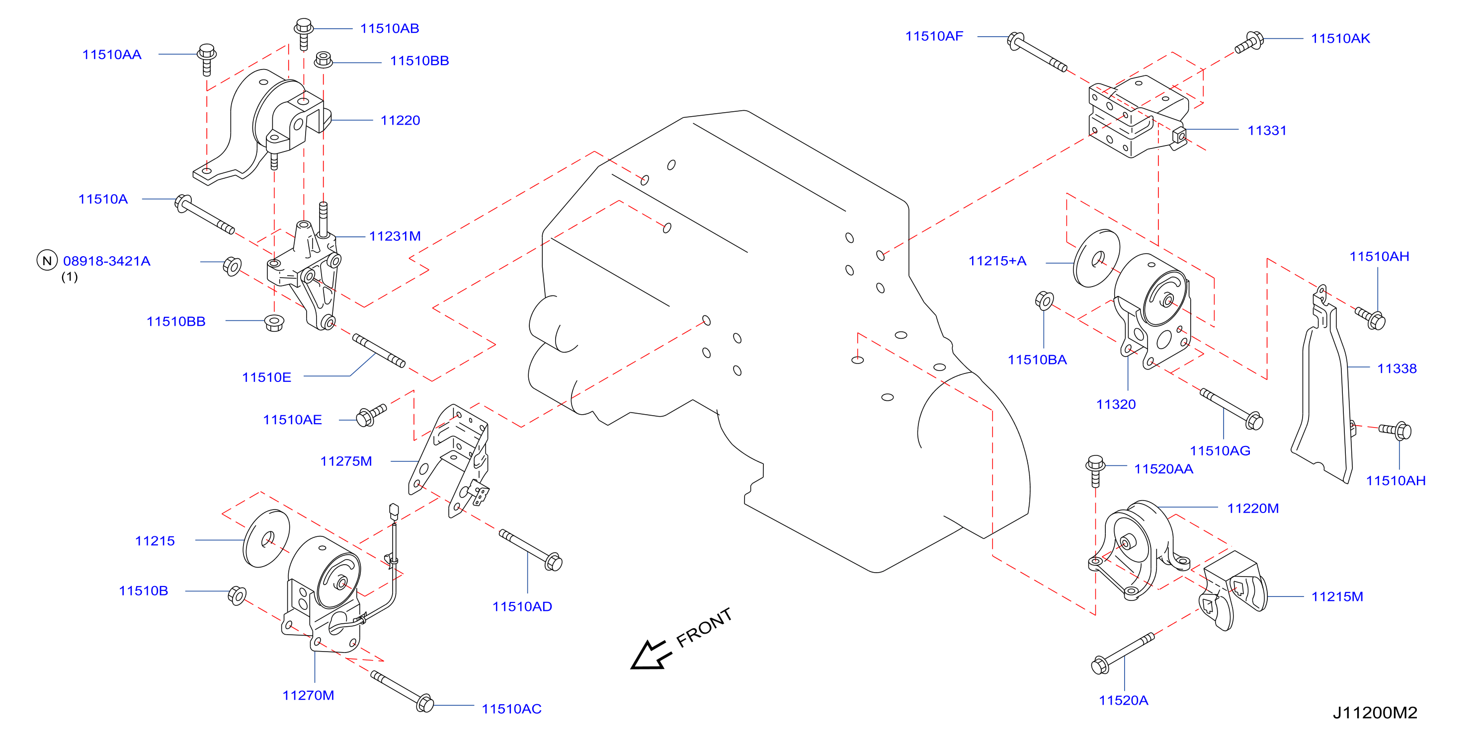 Engine Transmission Mounting