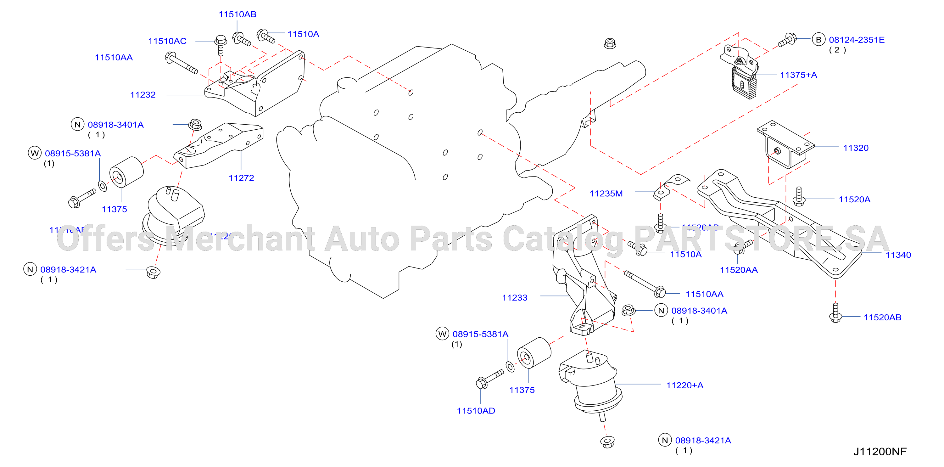 Engine Transmission Mounting