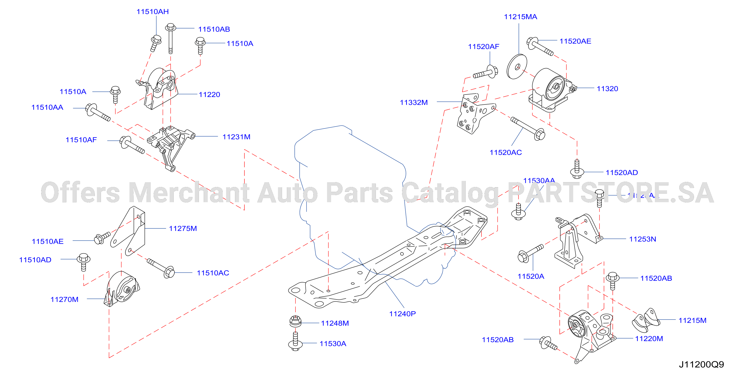 Engine Transmission Mounting
