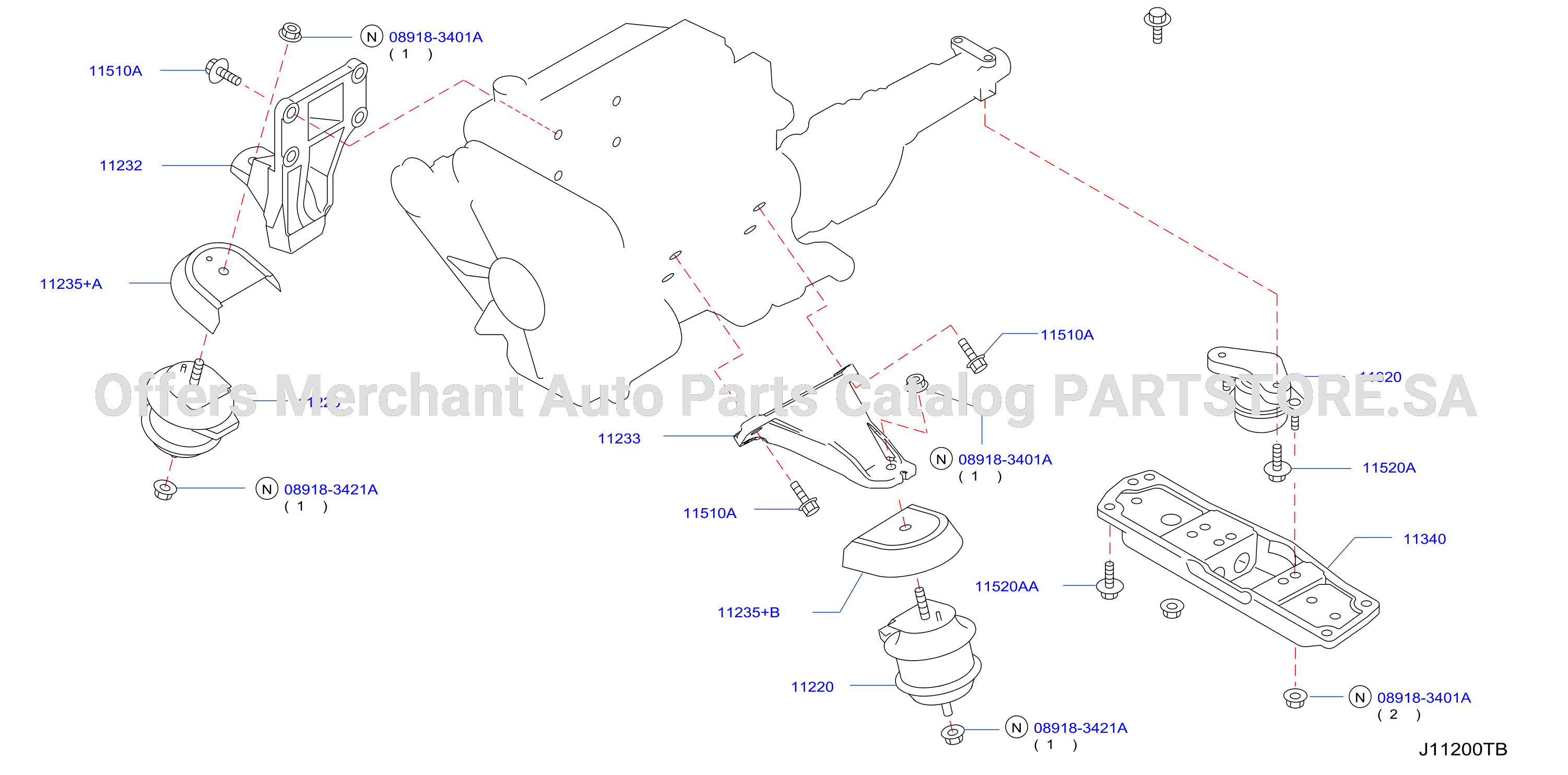 Engine Transmission Mounting