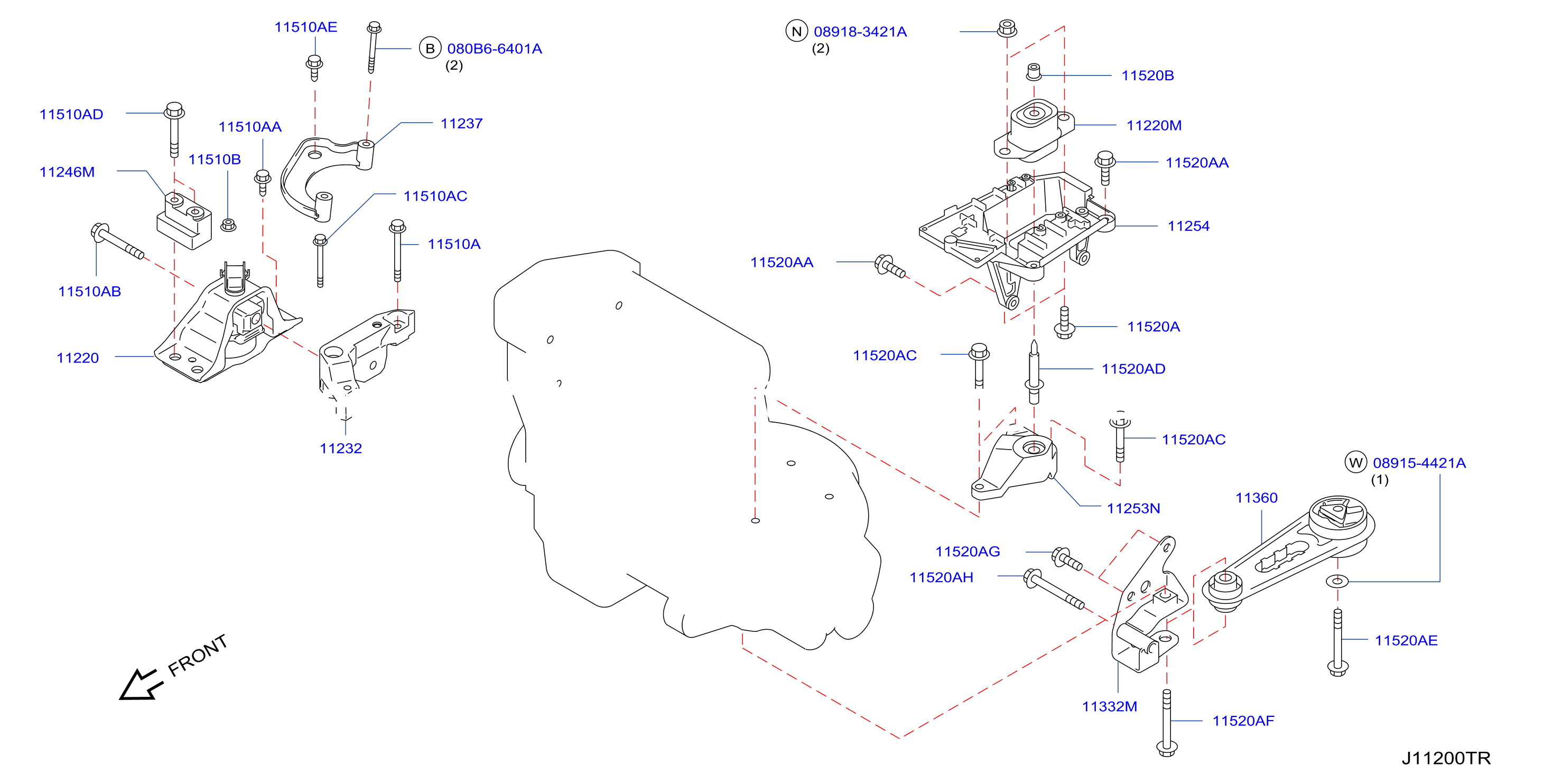 Engine Transmission Mounting