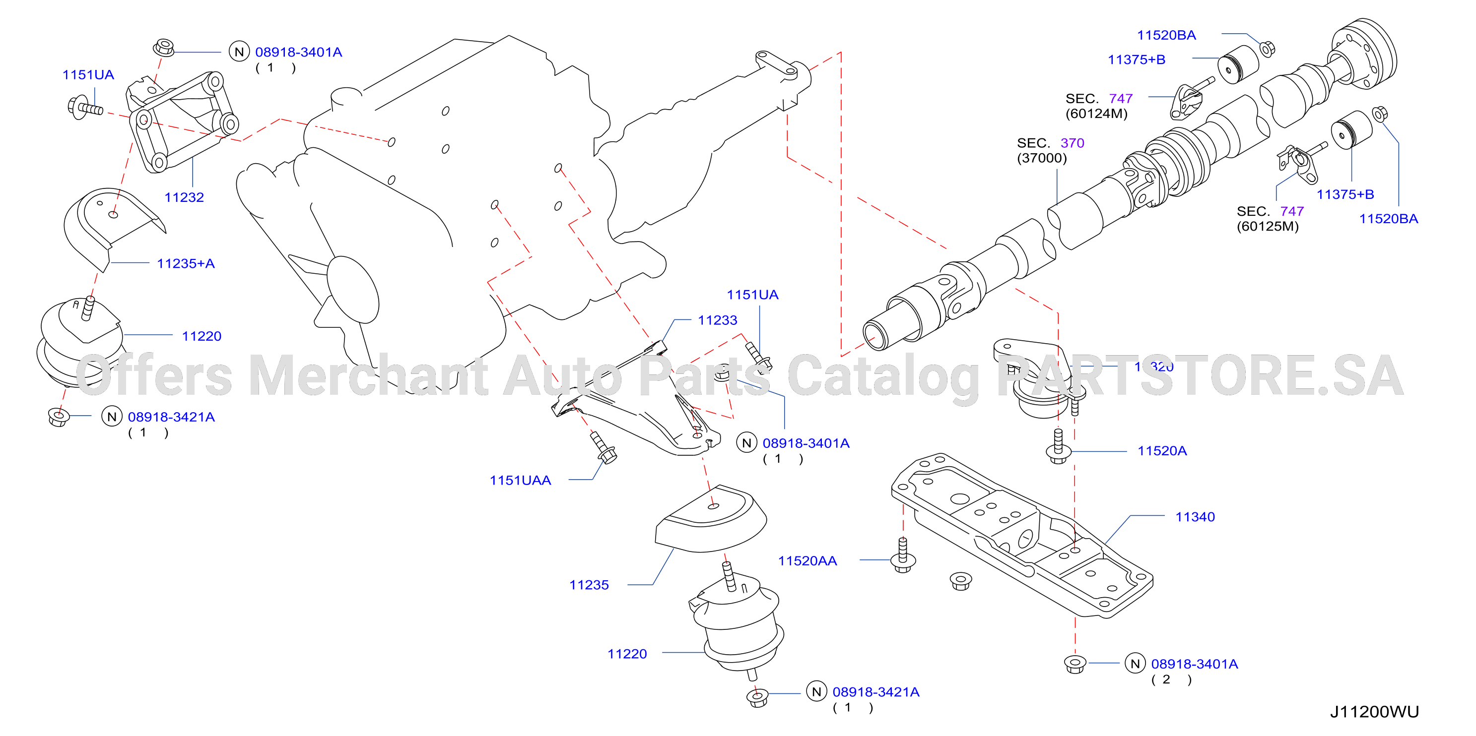 Engine Transmission Mounting