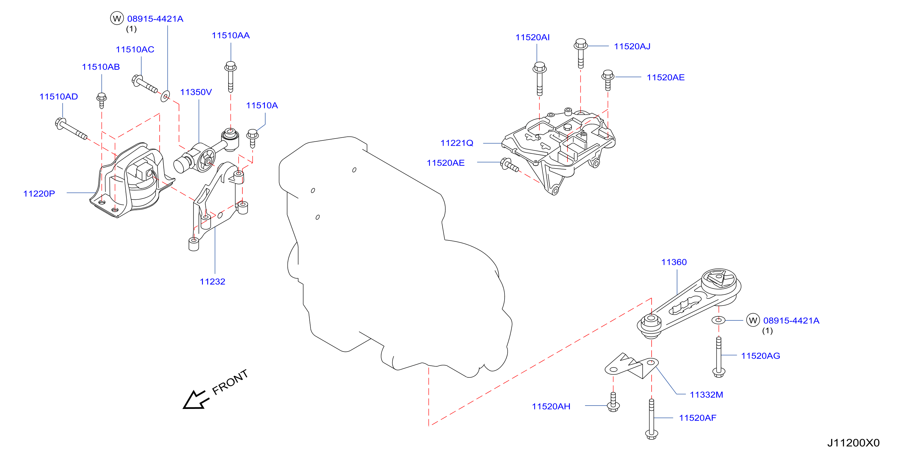 Engine Transmission Mounting