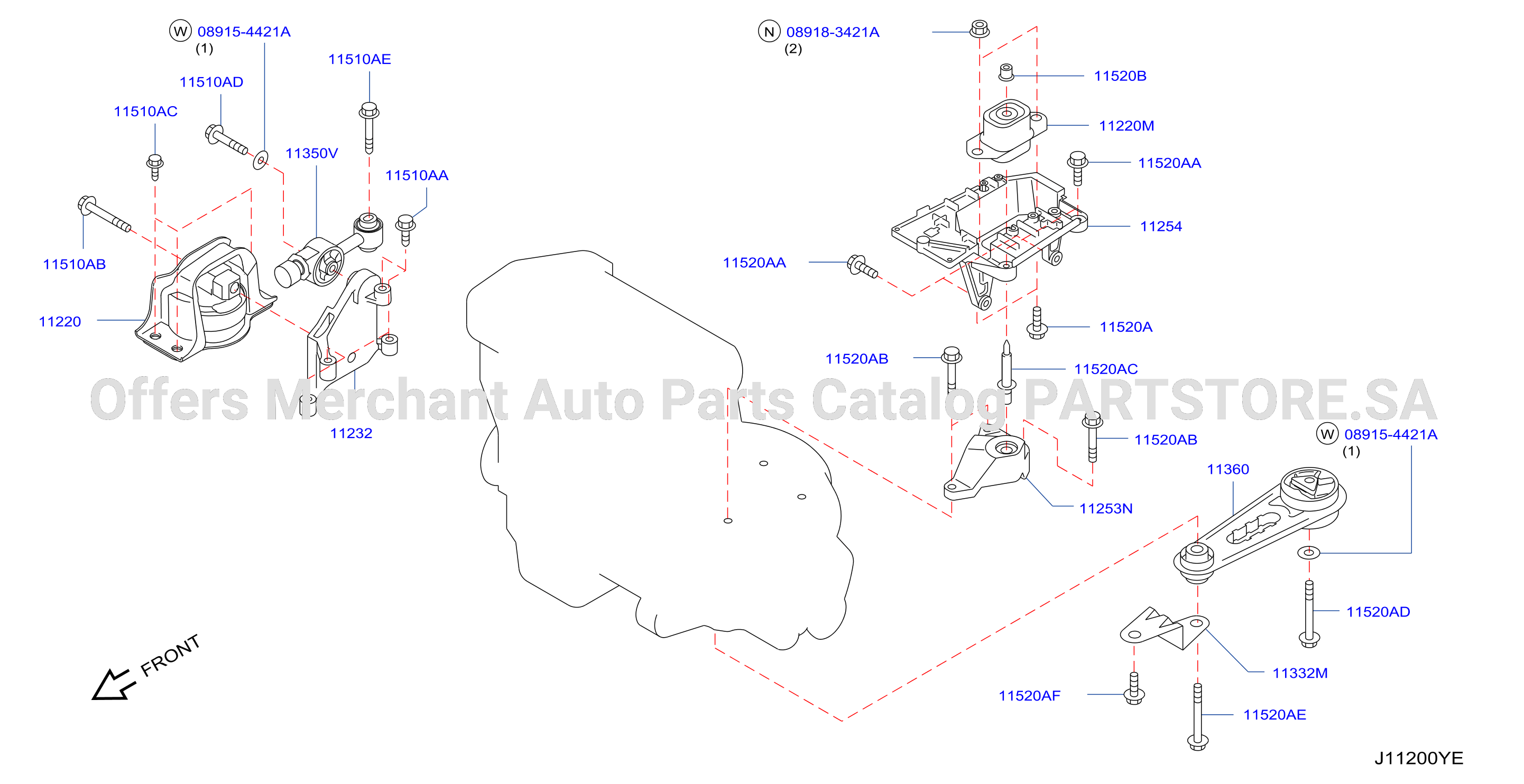 Engine Transmission Mounting