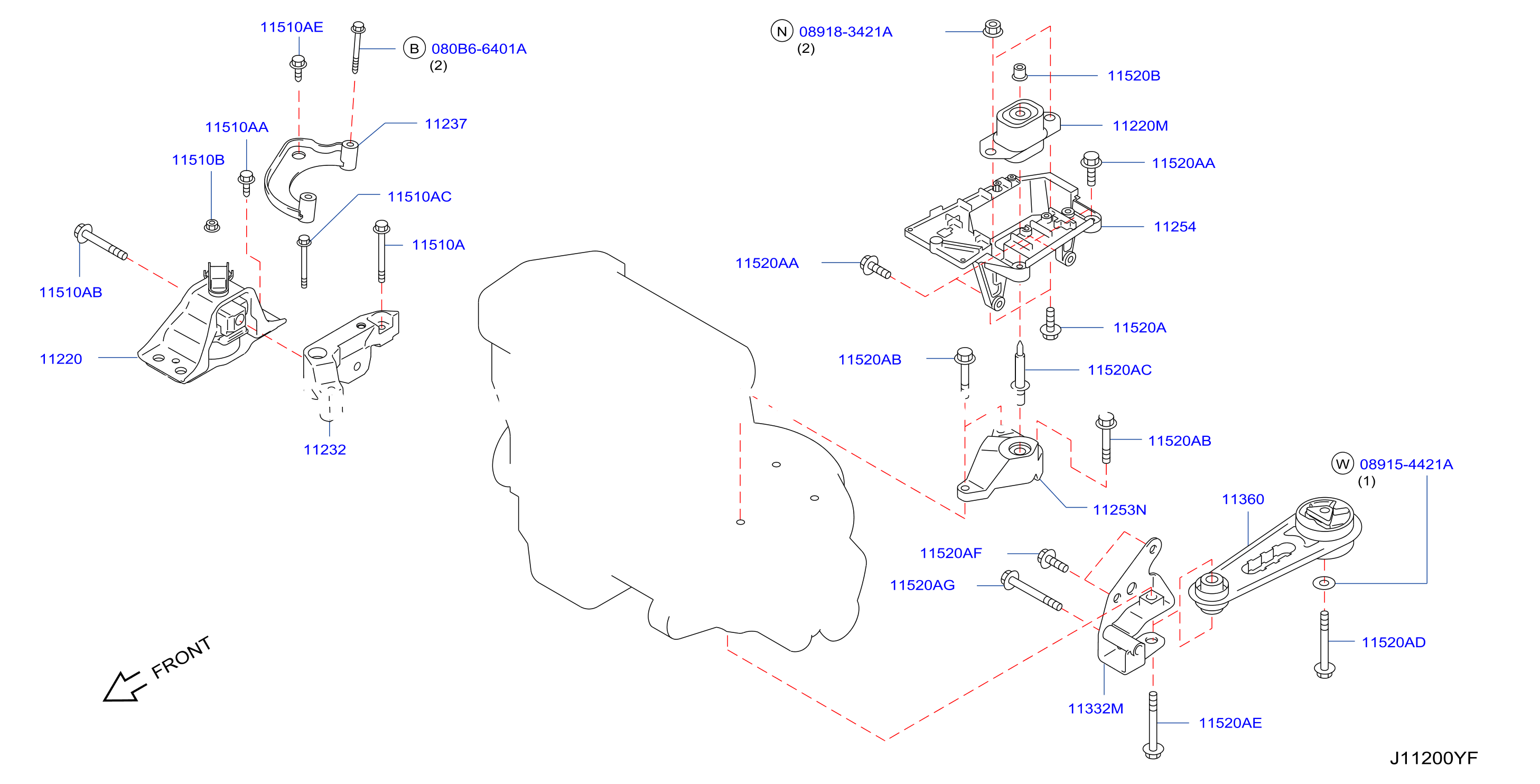 Engine Transmission Mounting