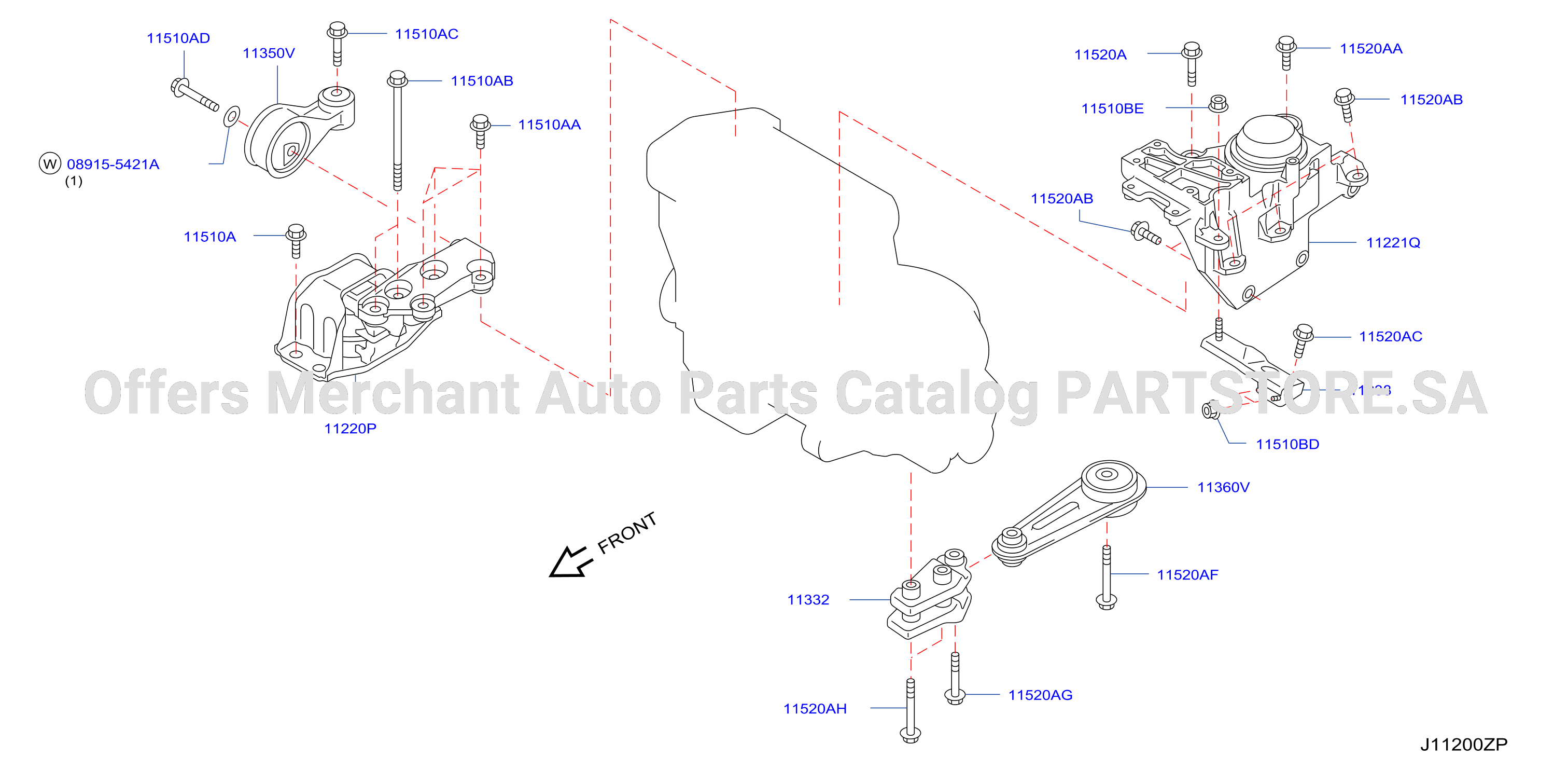 Engine Transmission Mounting