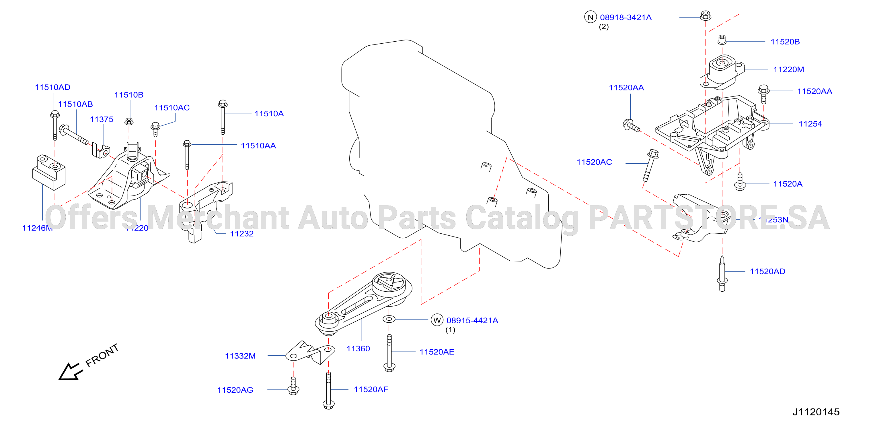 Engine Transmission Mounting