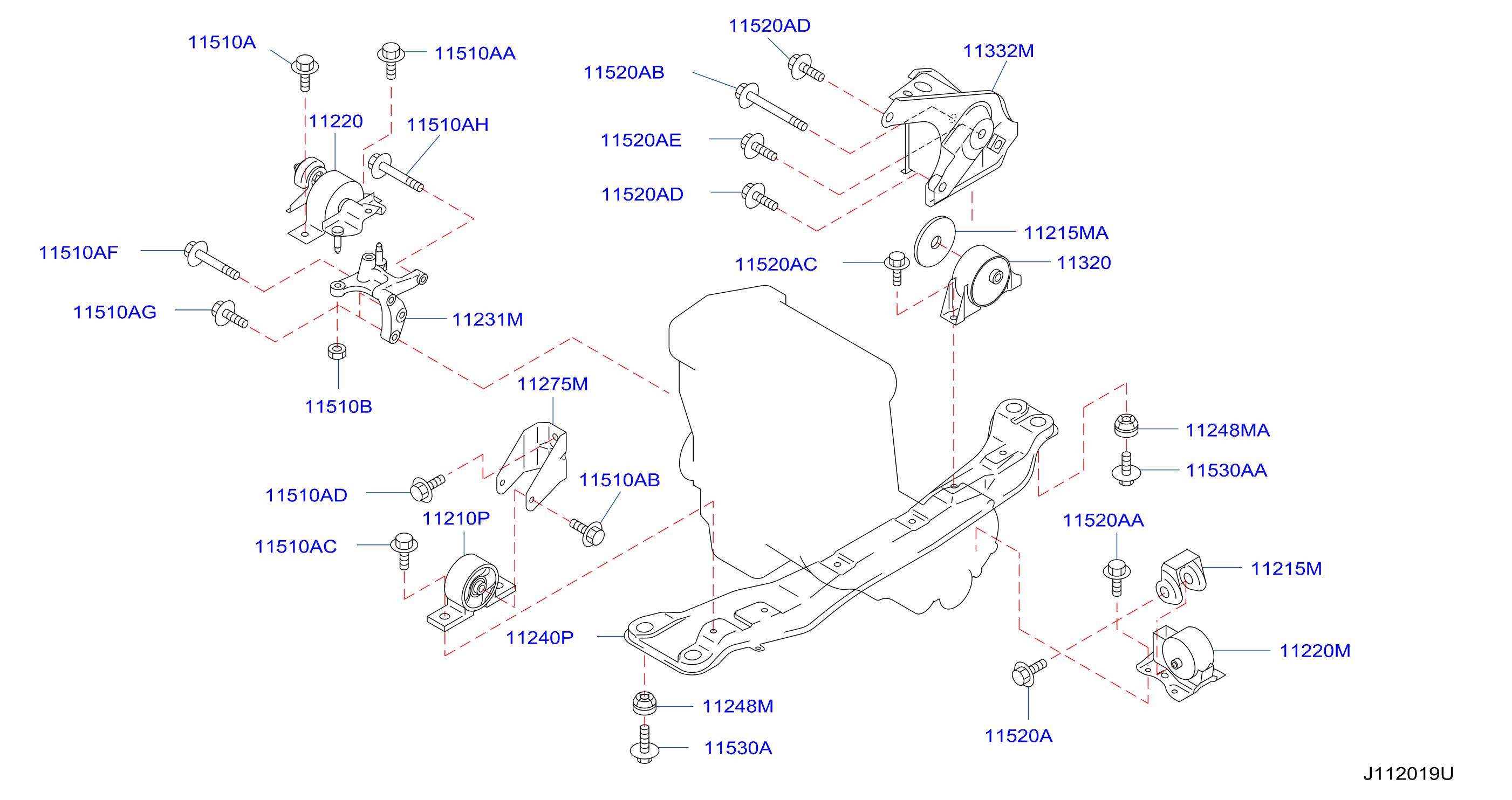Engine Transmission Mounting