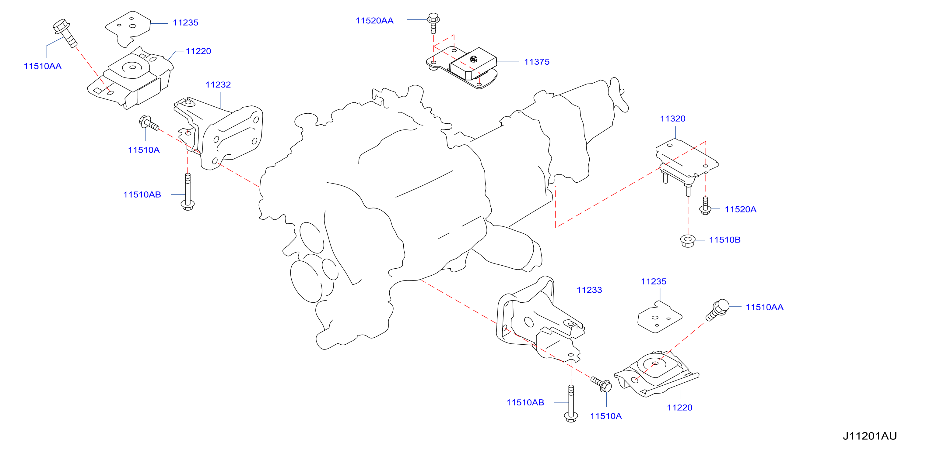 Engine Transmission Mounting