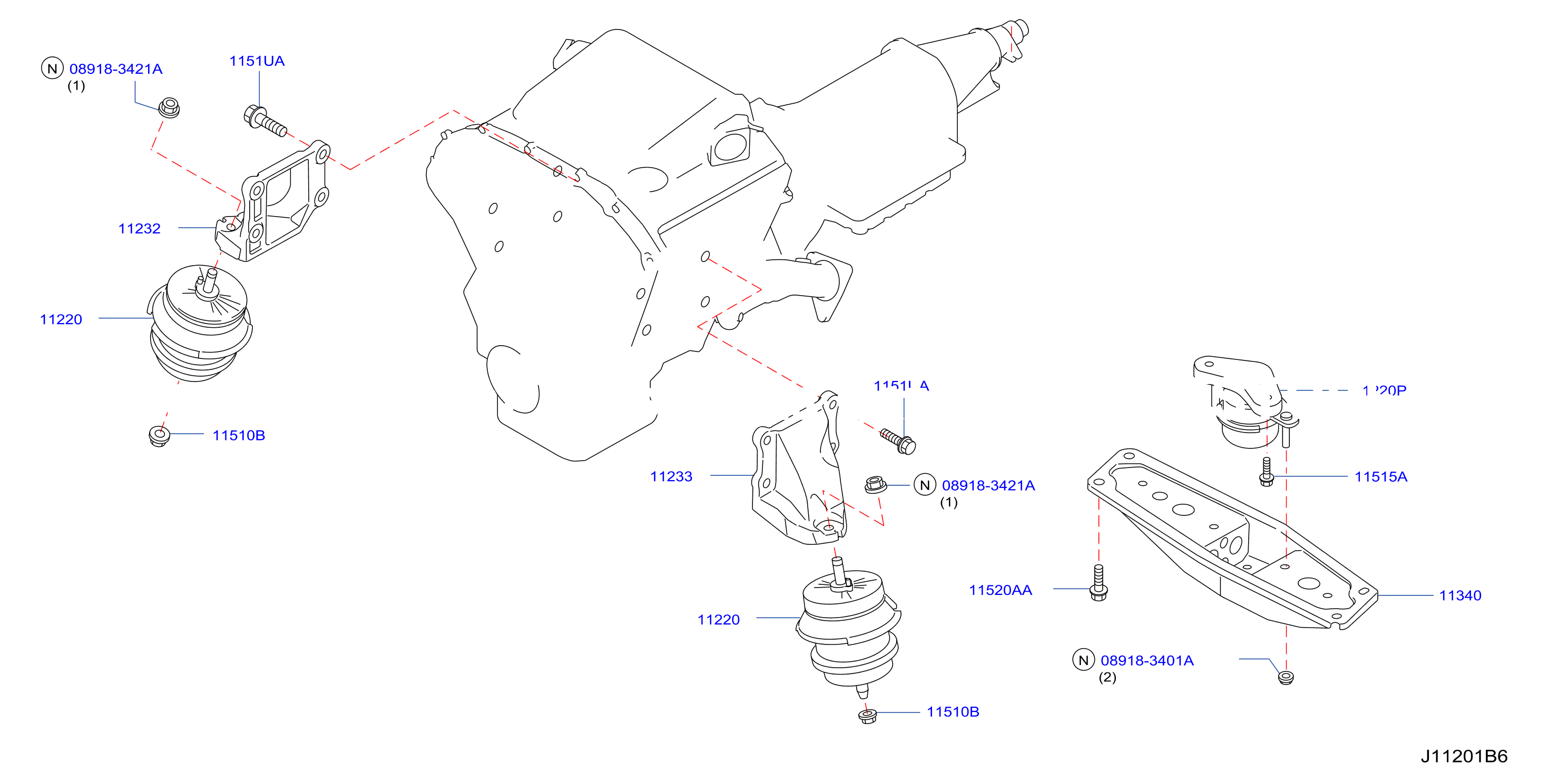 Engine Transmission Mounting