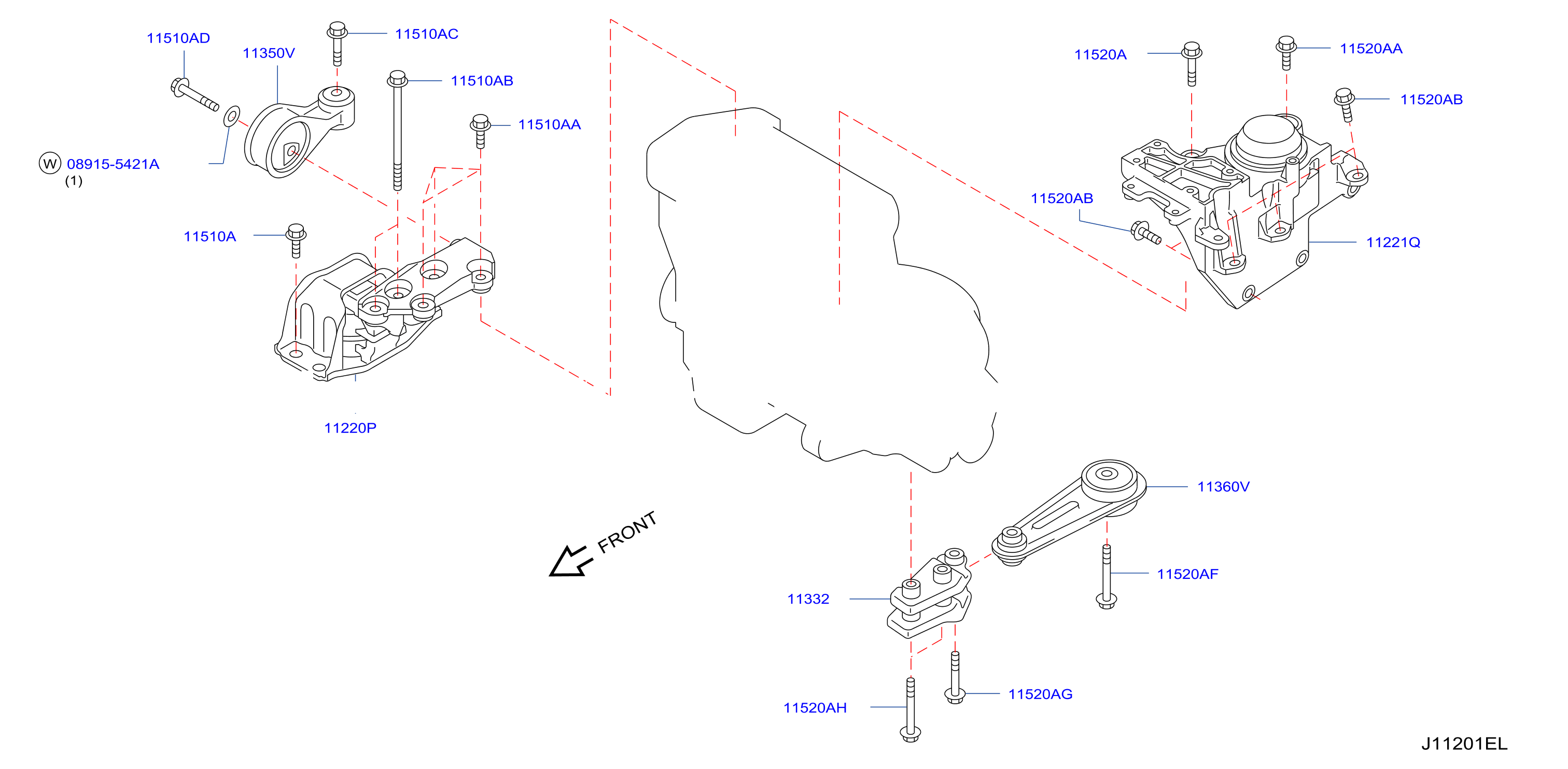 Engine Transmission Mounting