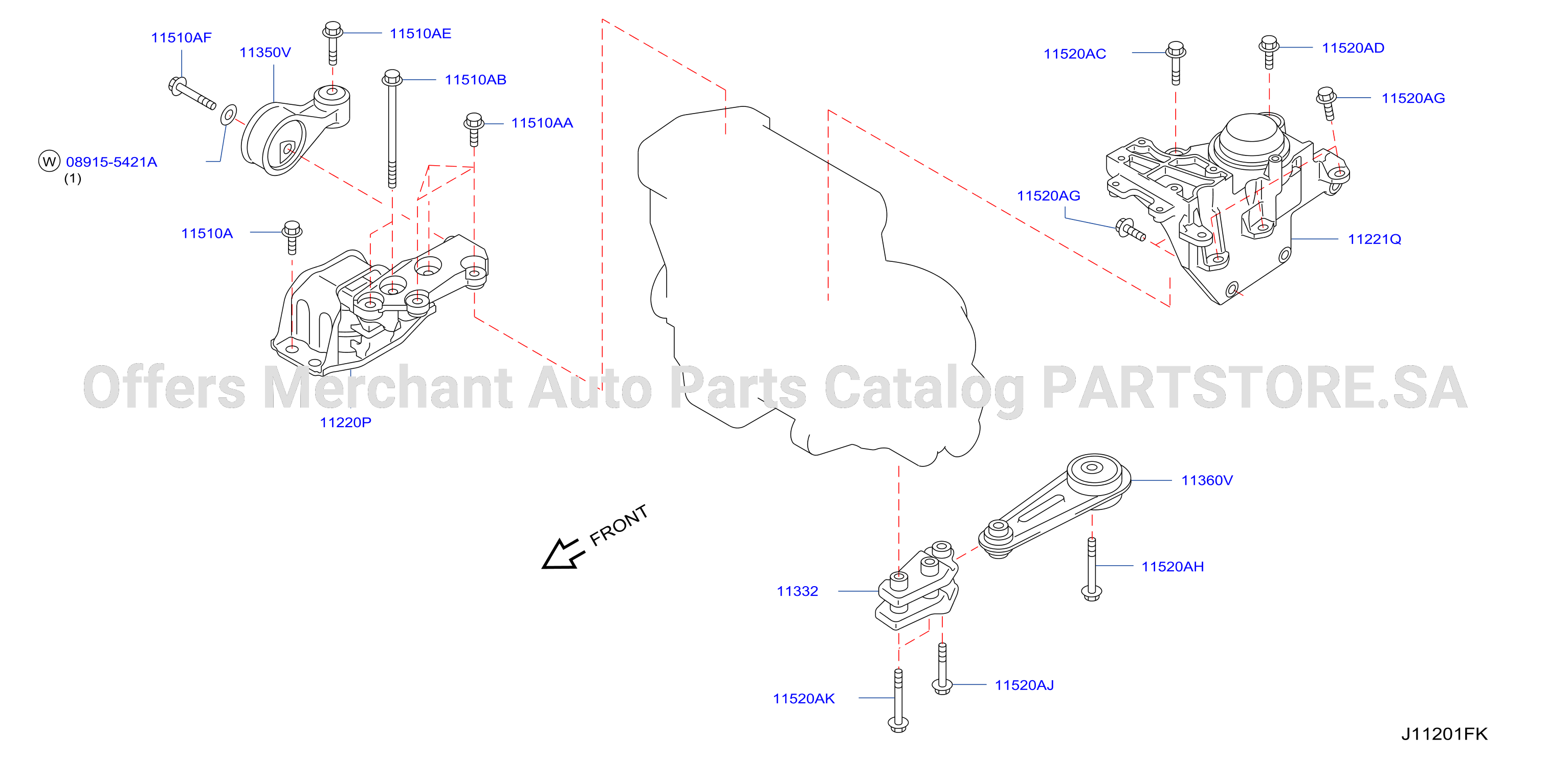 Engine Transmission Mounting
