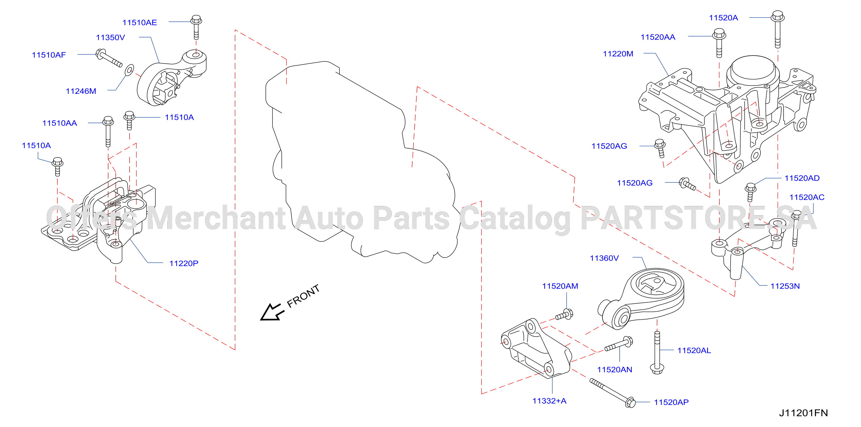 Engine Transmission Mounting