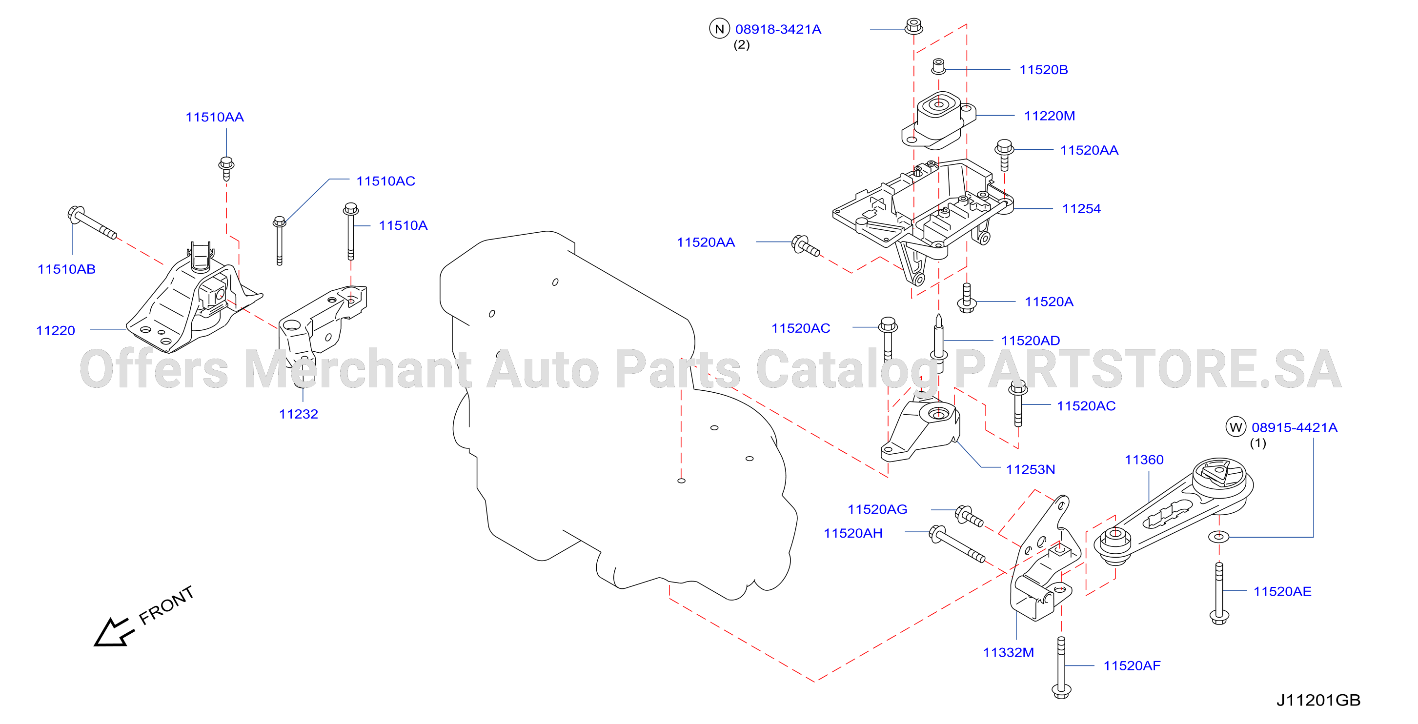 Engine Transmission Mounting
