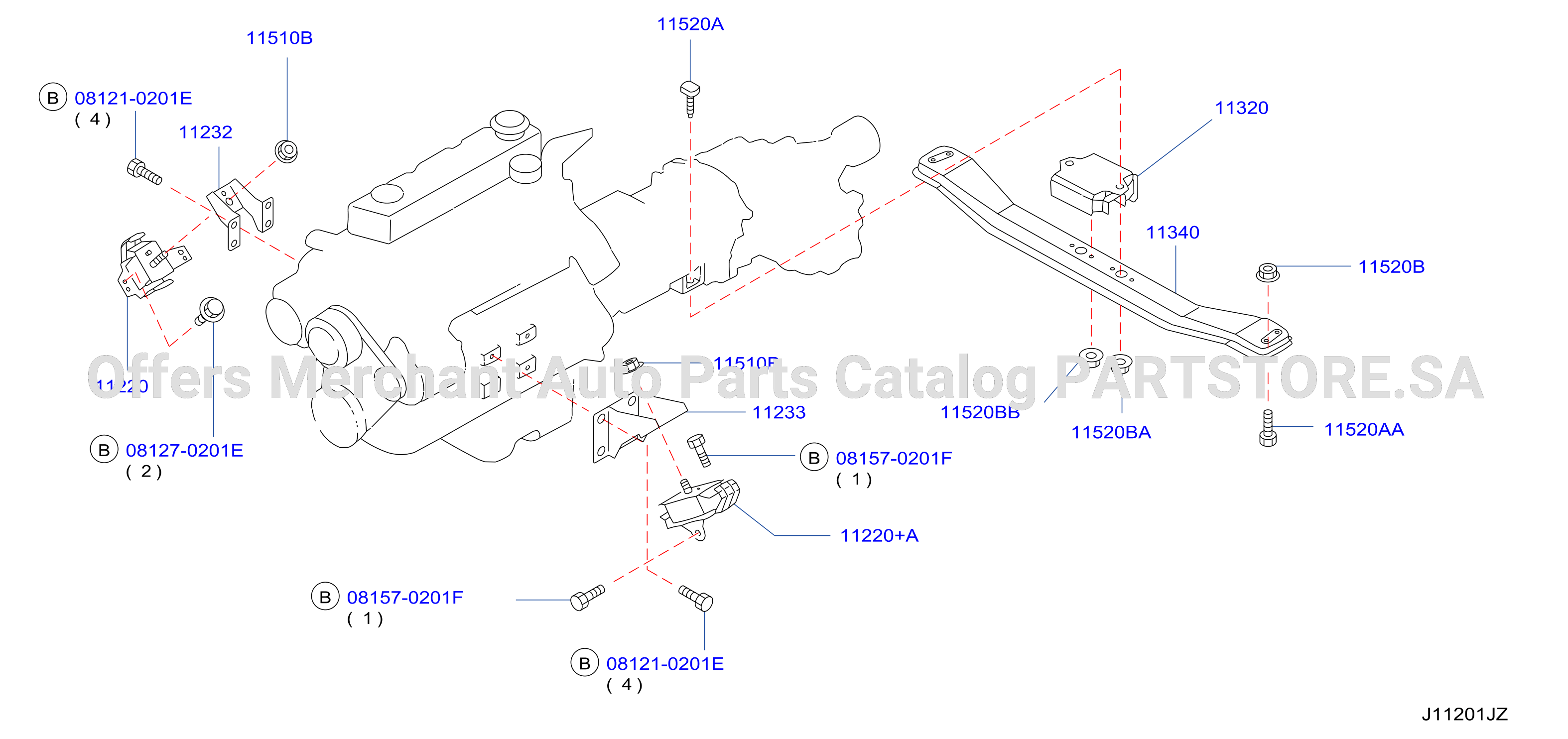 Engine Transmission Mounting