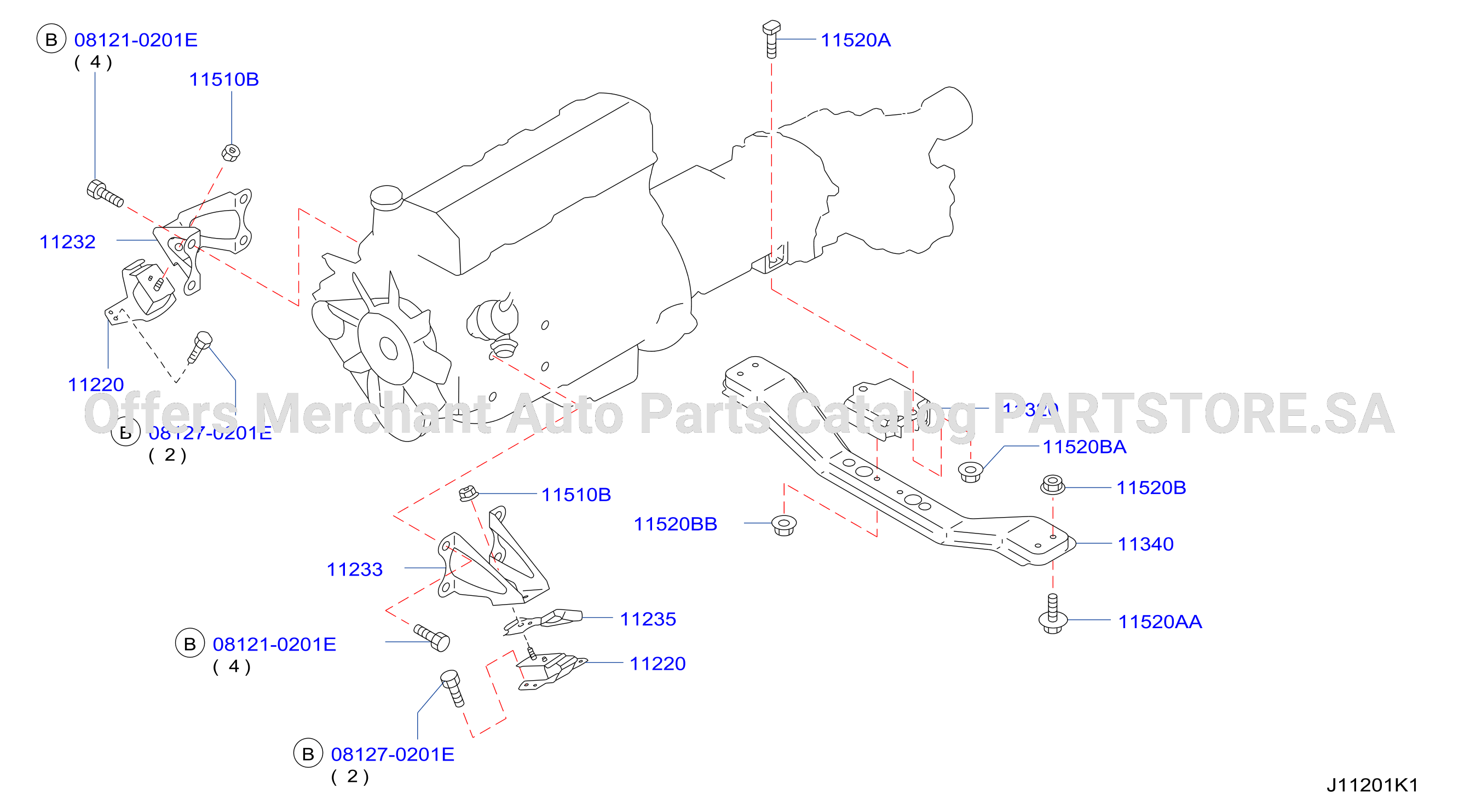 Engine Transmission Mounting