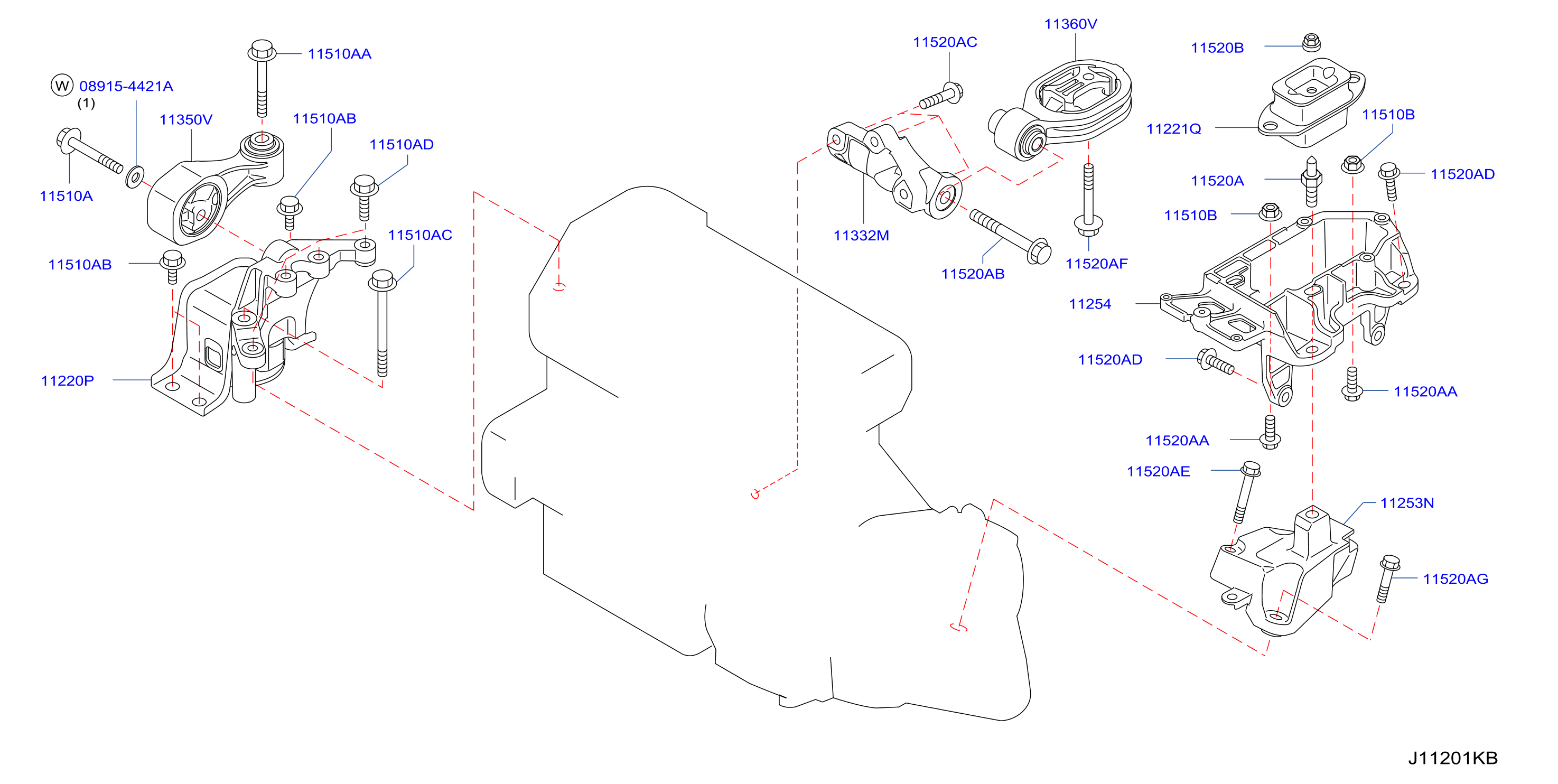 Engine Transmission Mounting