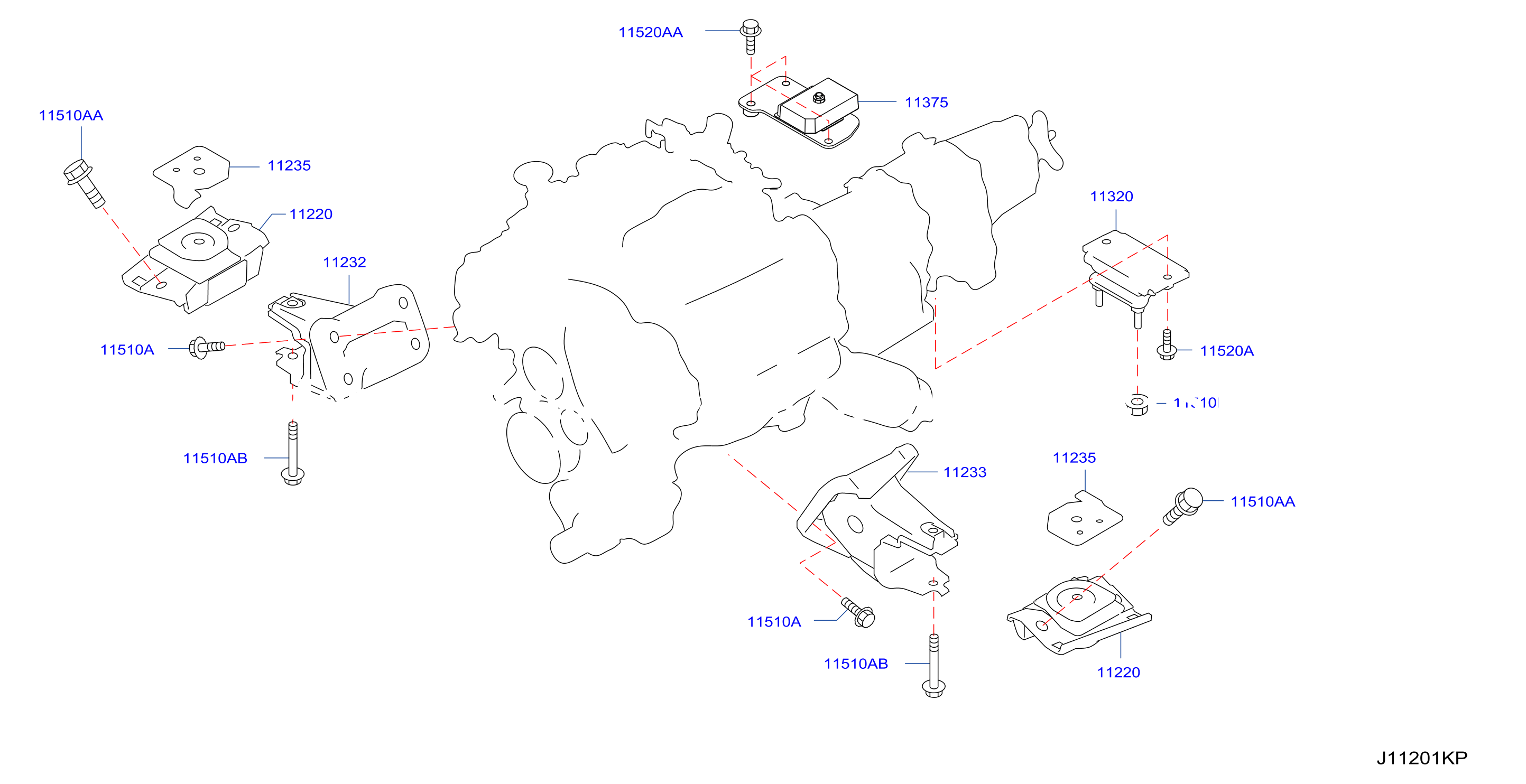 Engine Transmission Mounting