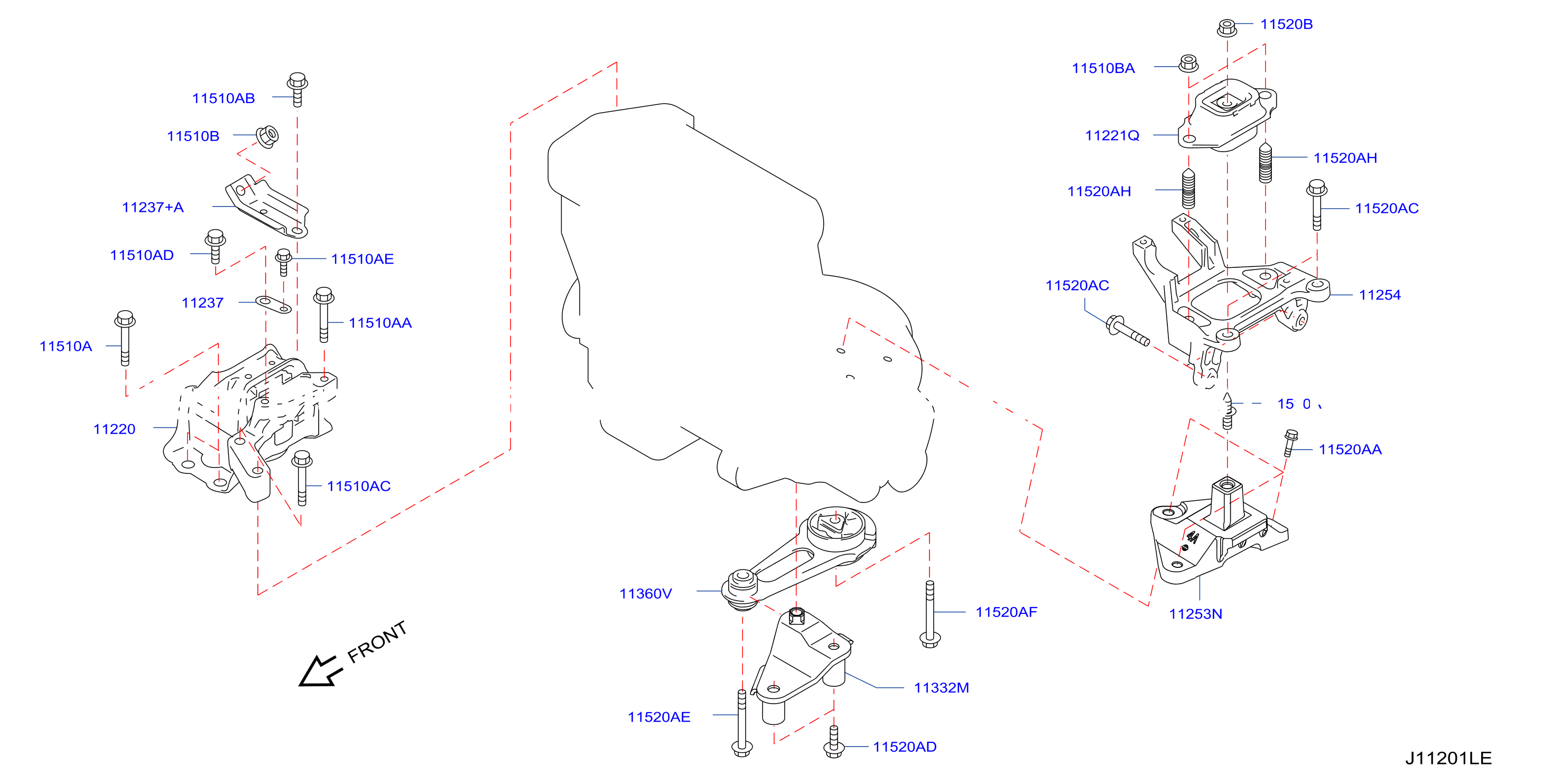 Engine Transmission Mounting