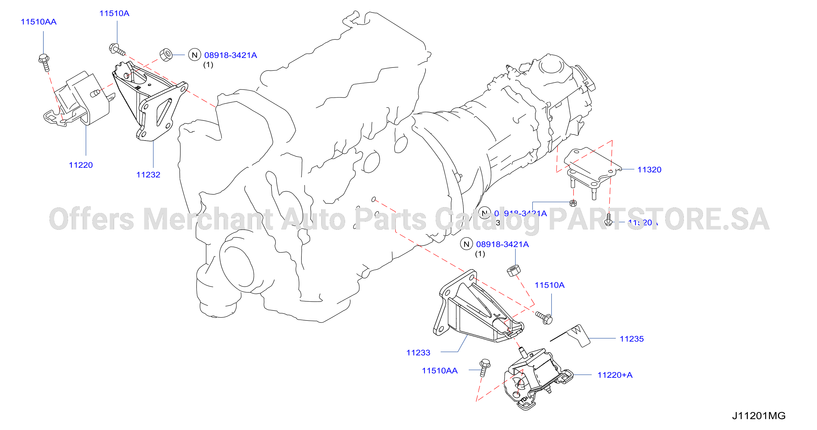 Engine Transmission Mounting
