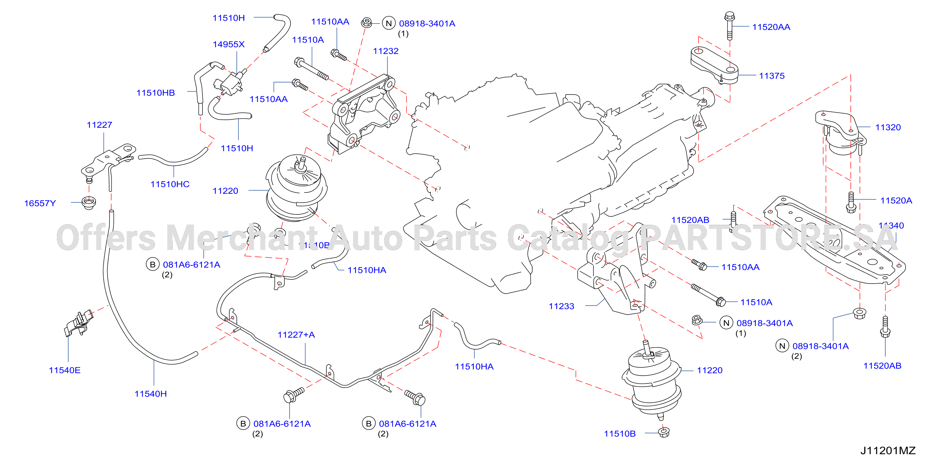 Engine Transmission Mounting