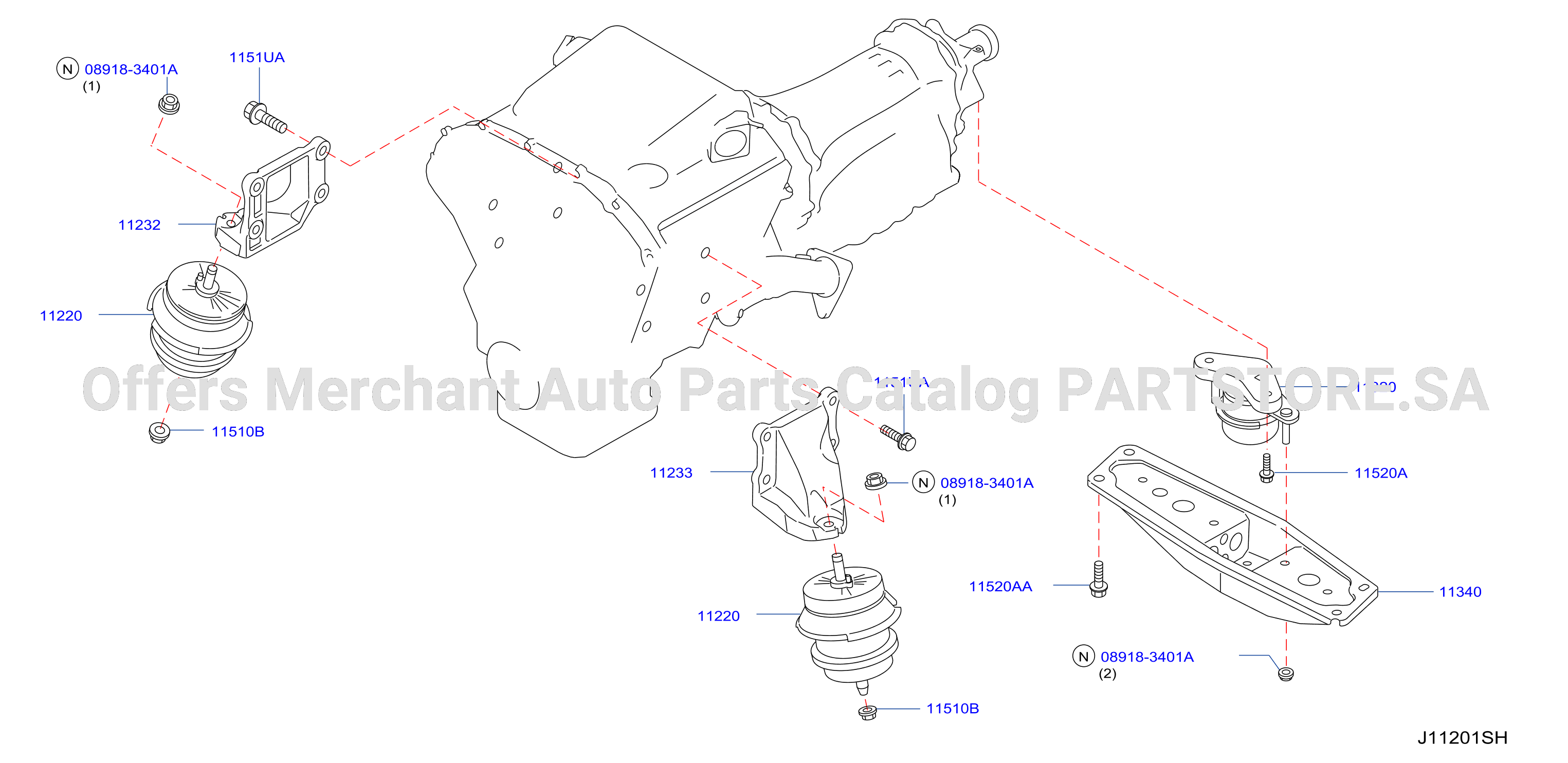 Engine Transmission Mounting