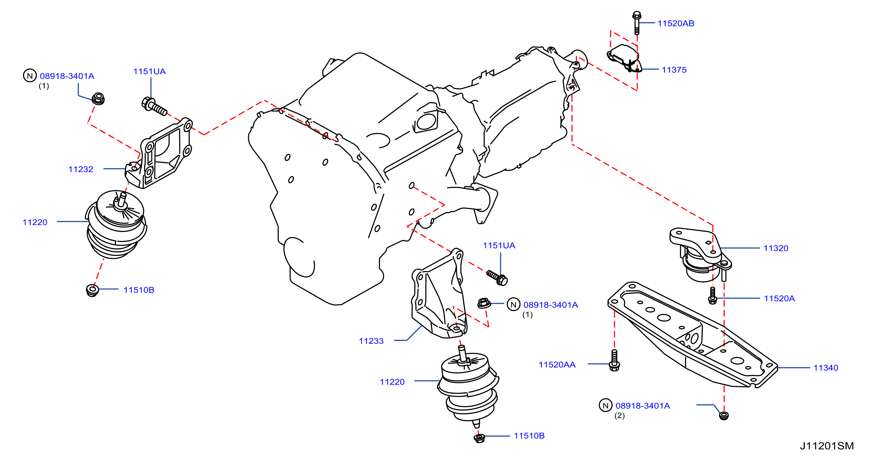 Engine Transmission Mounting
