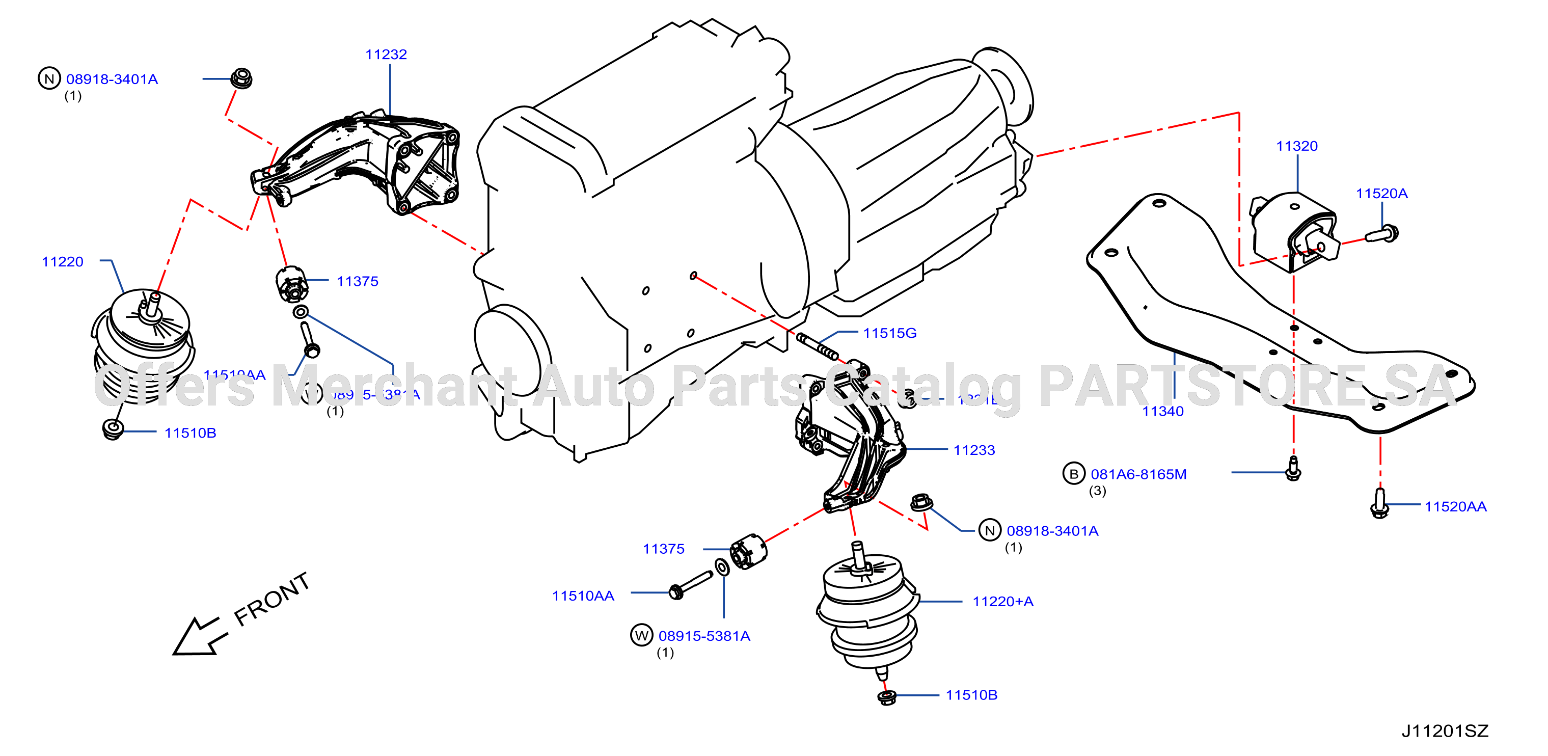 Engine Transmission Mounting