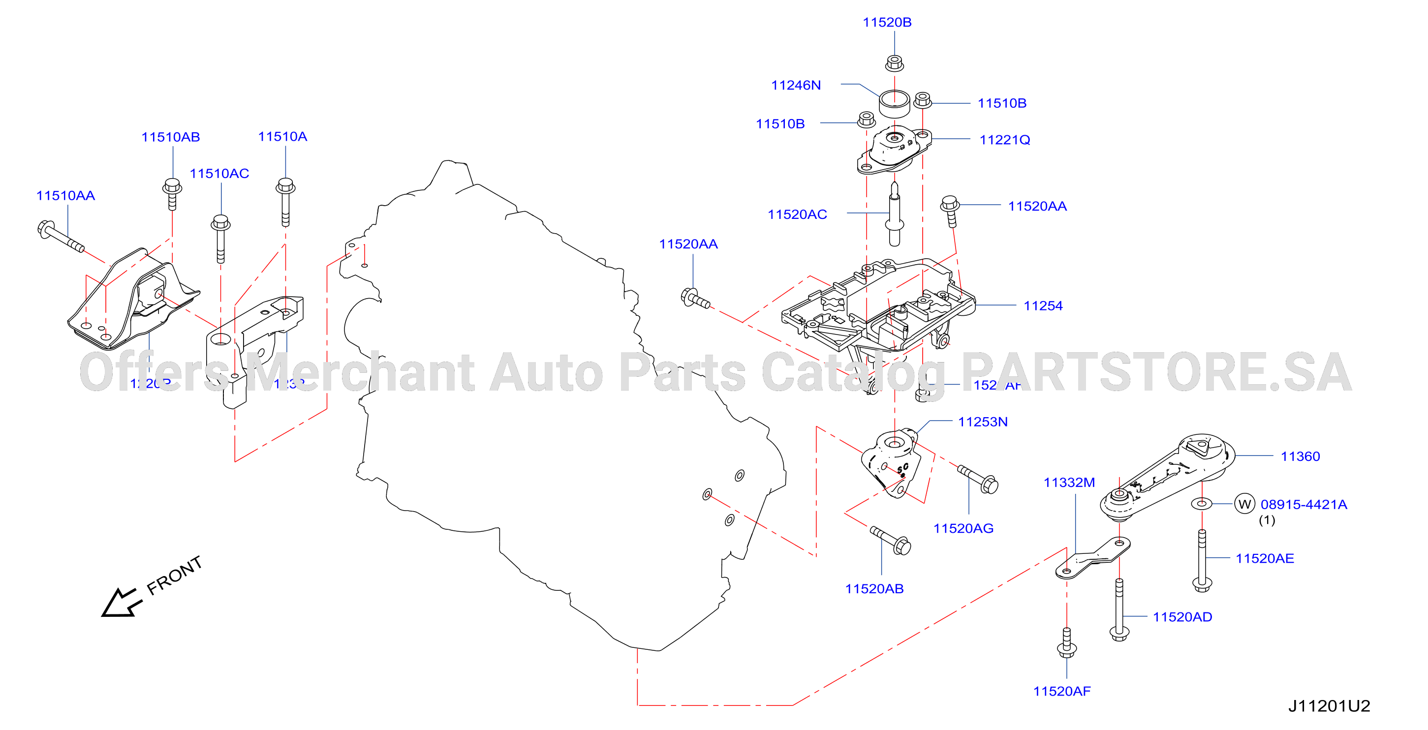 Engine Transmission Mounting