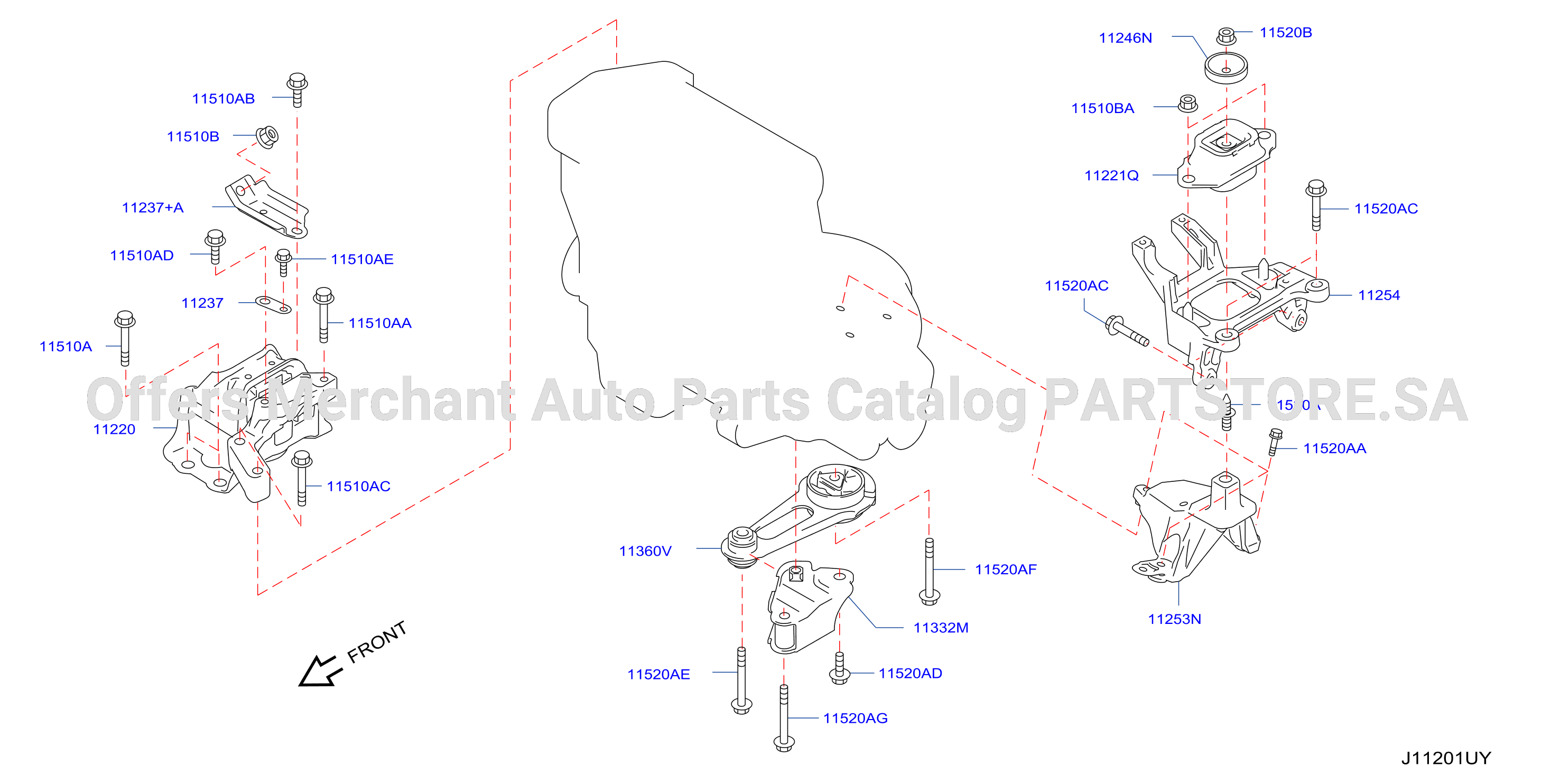 Engine Transmission Mounting
