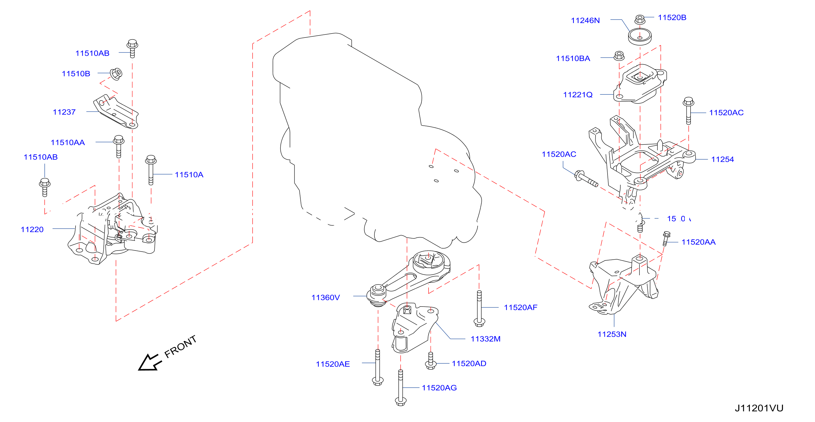 Engine Transmission Mounting