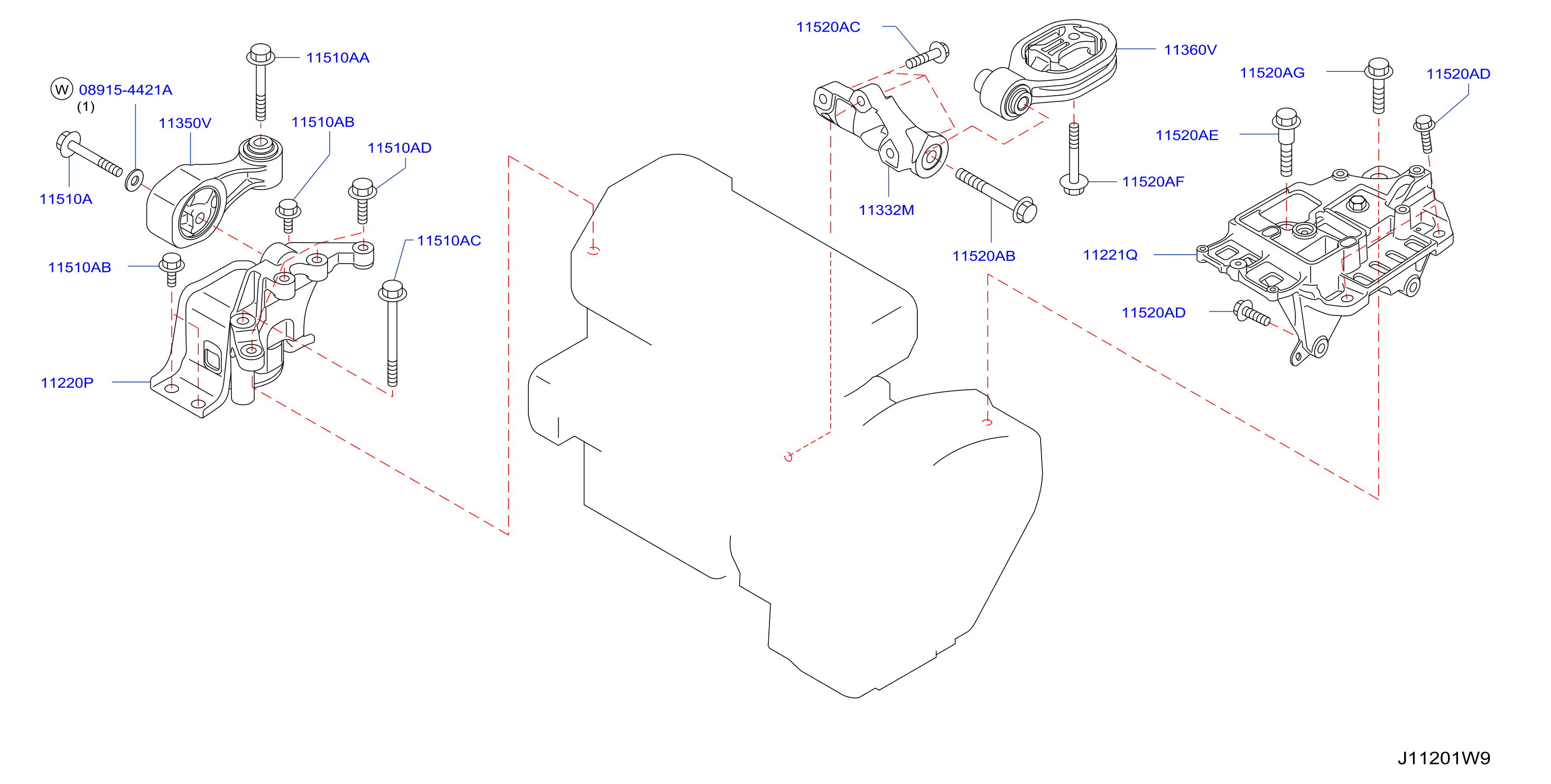 Engine Transmission Mounting