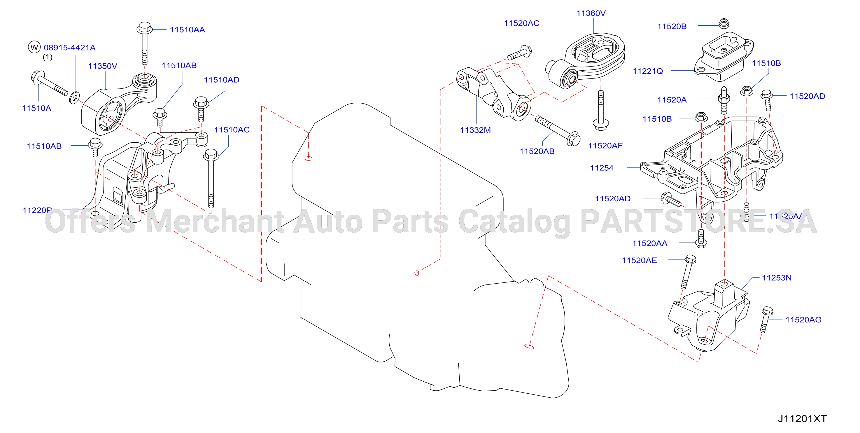 Engine Transmission Mounting