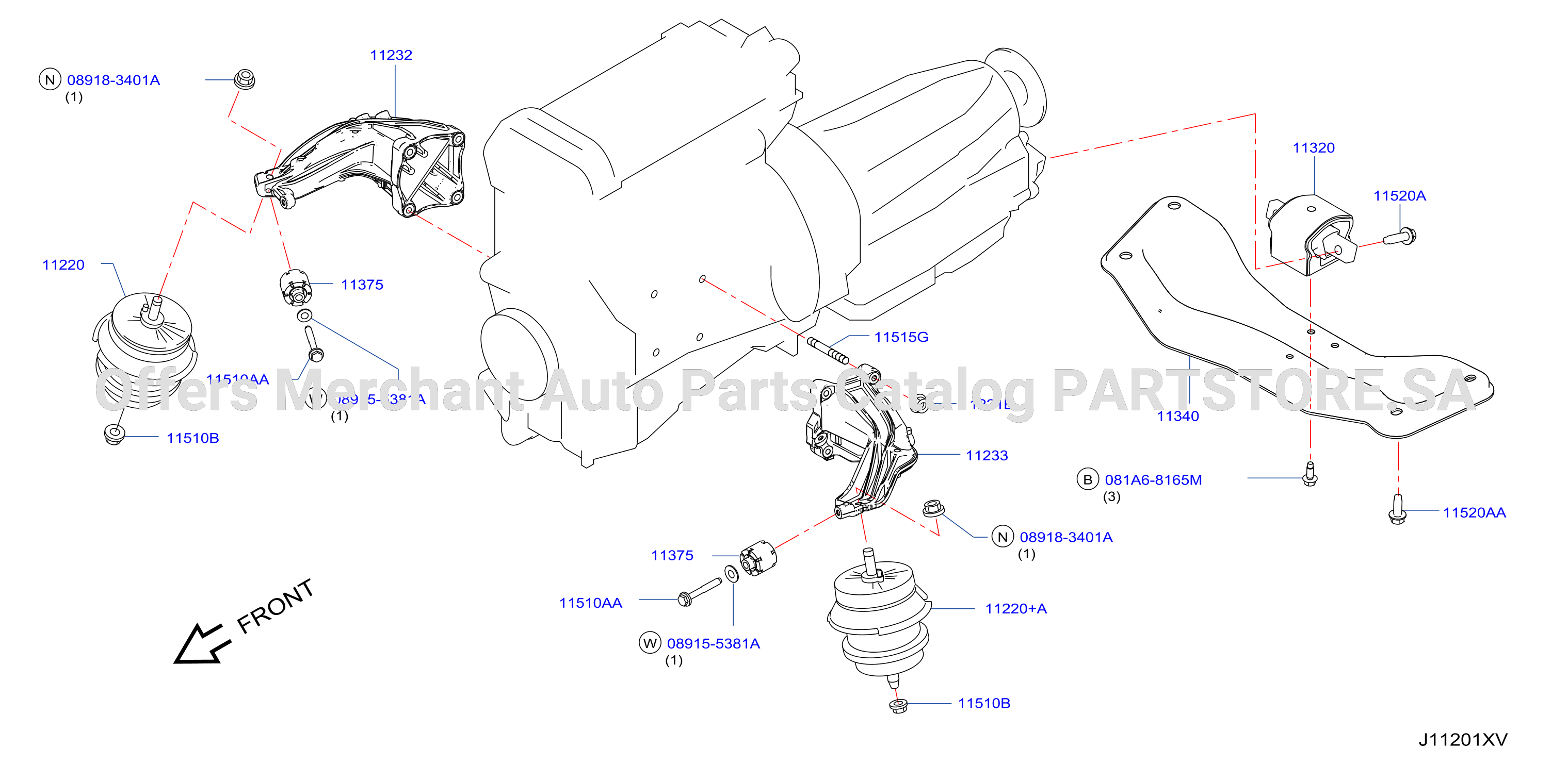 Engine Transmission Mounting
