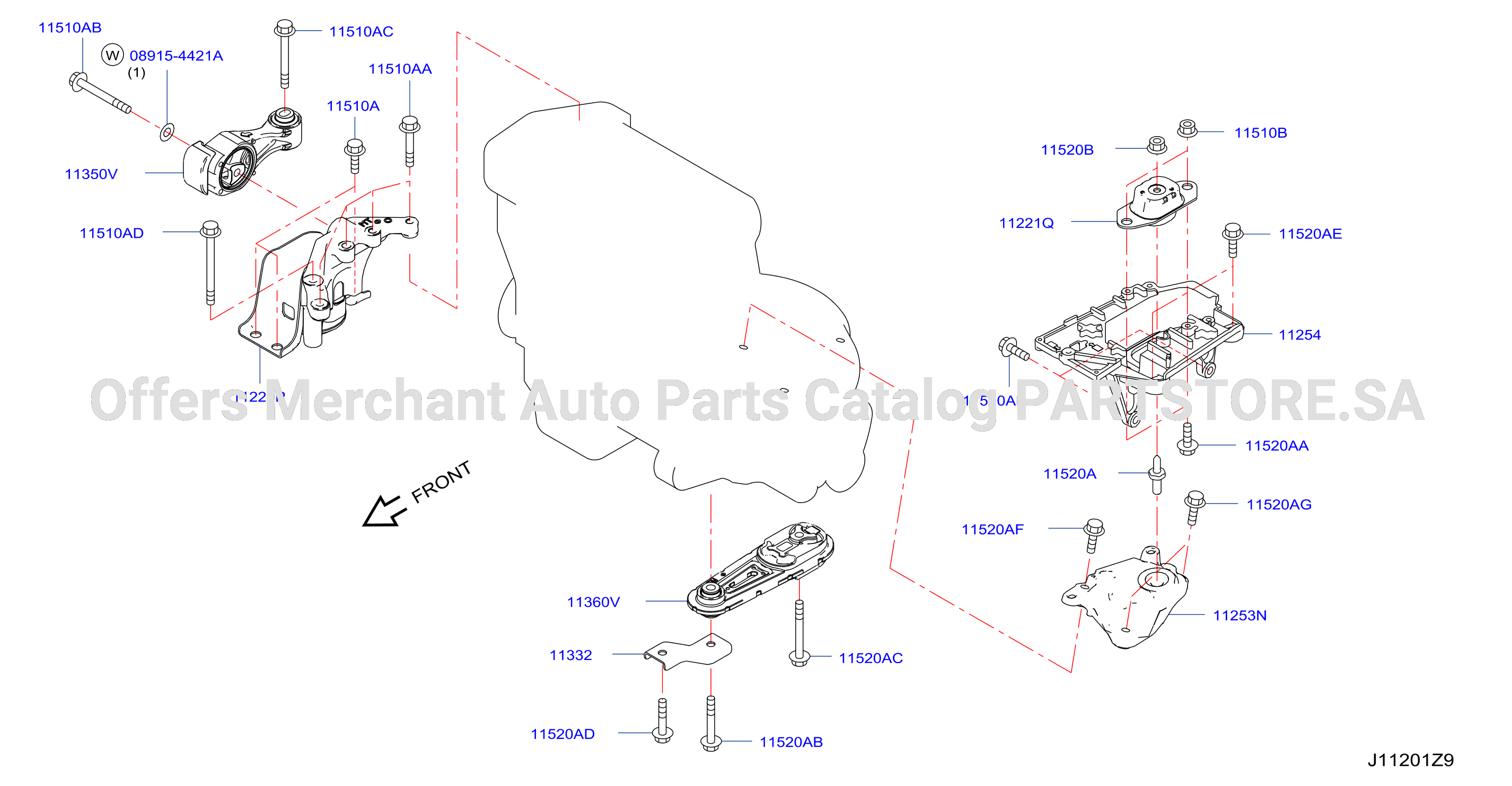 Engine Transmission Mounting