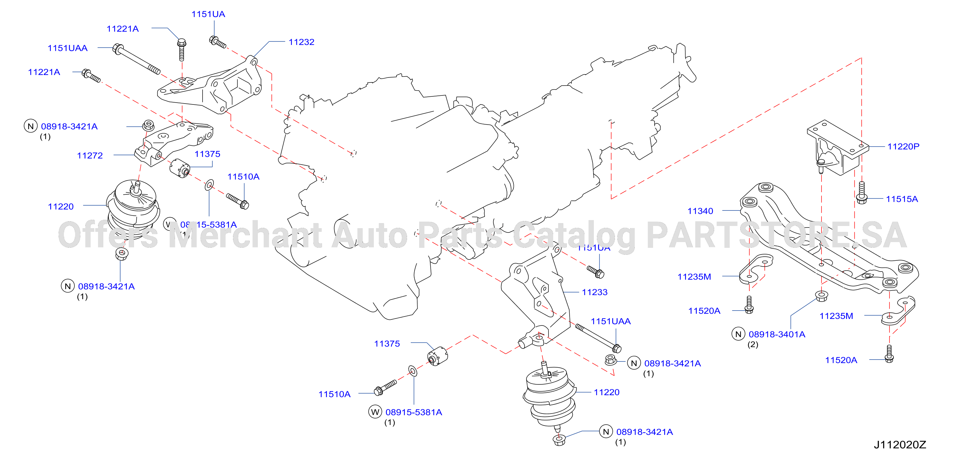 Engine Transmission Mounting