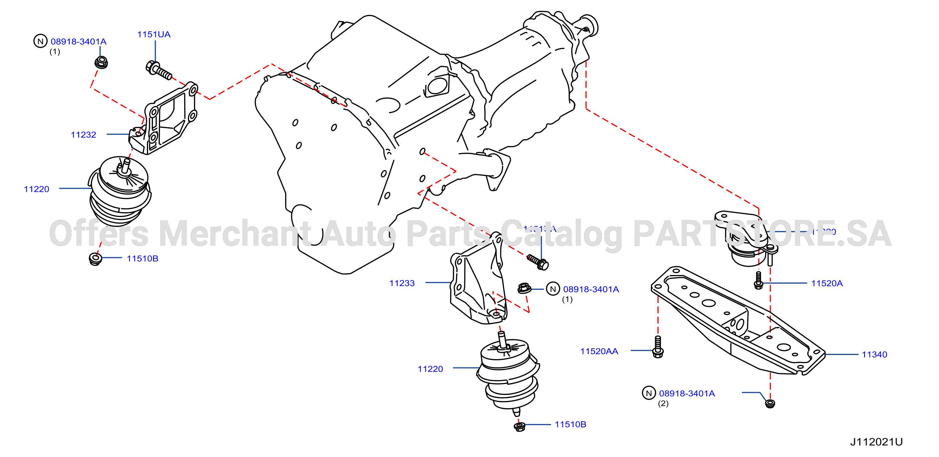 Engine Transmission Mounting